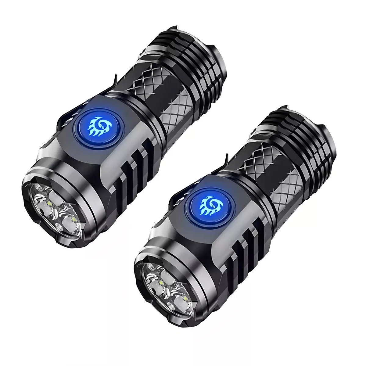 Linterna Monstruo Alemán De Tres Ojos 2pcs Eo Safe Imports Esi-16792 Negro