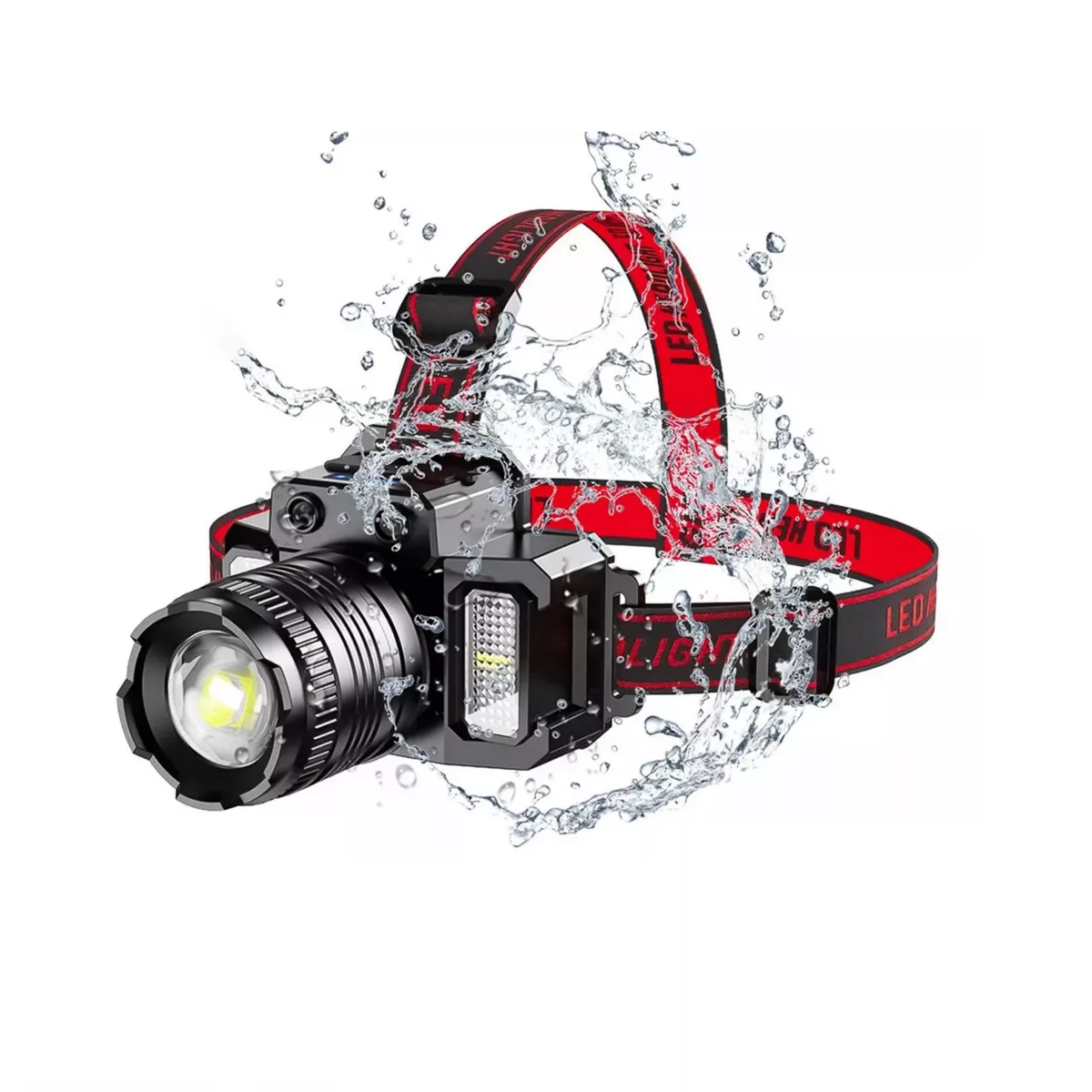 Foto 1 | Lámpara De Cabeza Para Campismo Minera Accesorios Tacticos De Led Eo Safe Imports Esi-16795 Multicolor