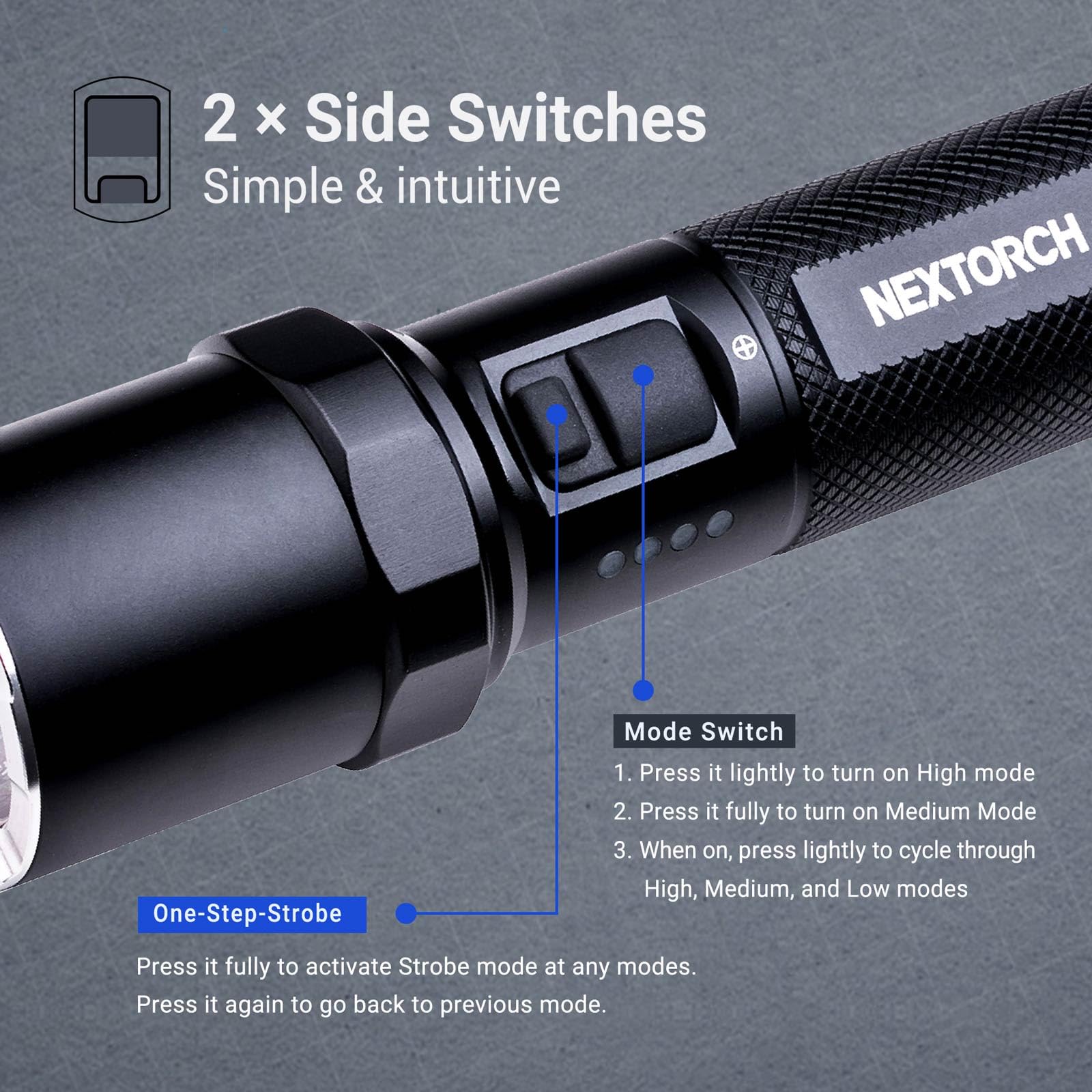 Foto 6 pulgar | Linterna Nextorch P81 Recargable De 3000 Lúmenes - Venta Internacional.