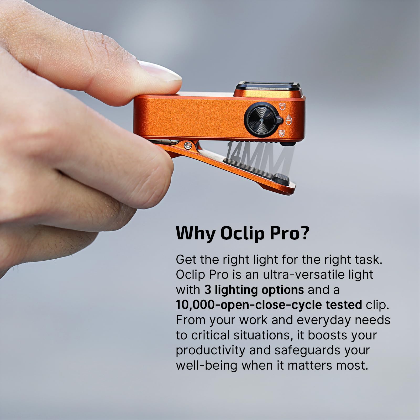 Foto 4 pulgar | Linterna Olight Oclip Pro Edc 500 Lúmenes Recargable - Venta Internacional.
