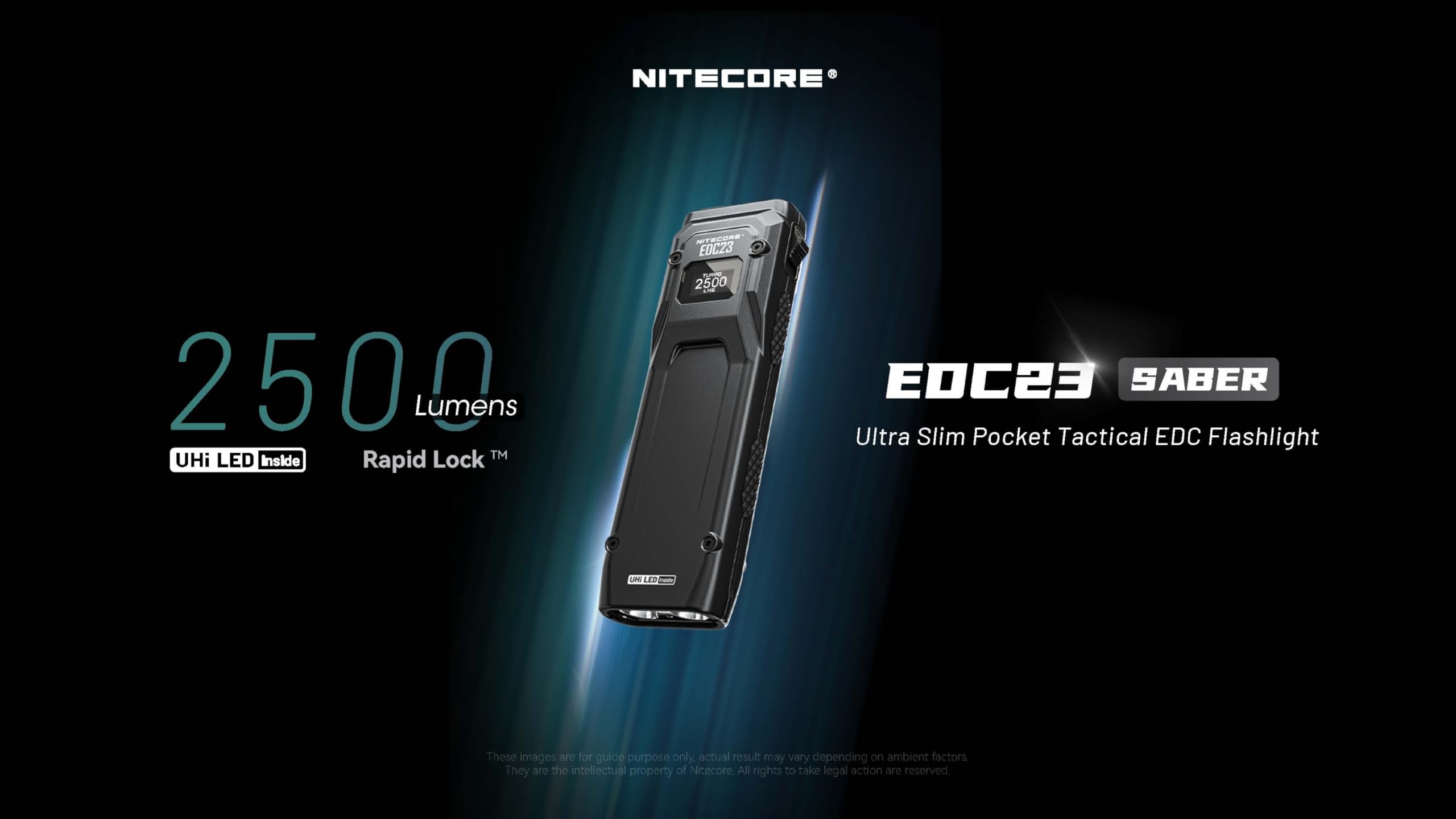 Foto 4 pulgar | Linterna Nitecore Edc23 2500 Lúmenes Usb-c Recargable - Venta Internacional.