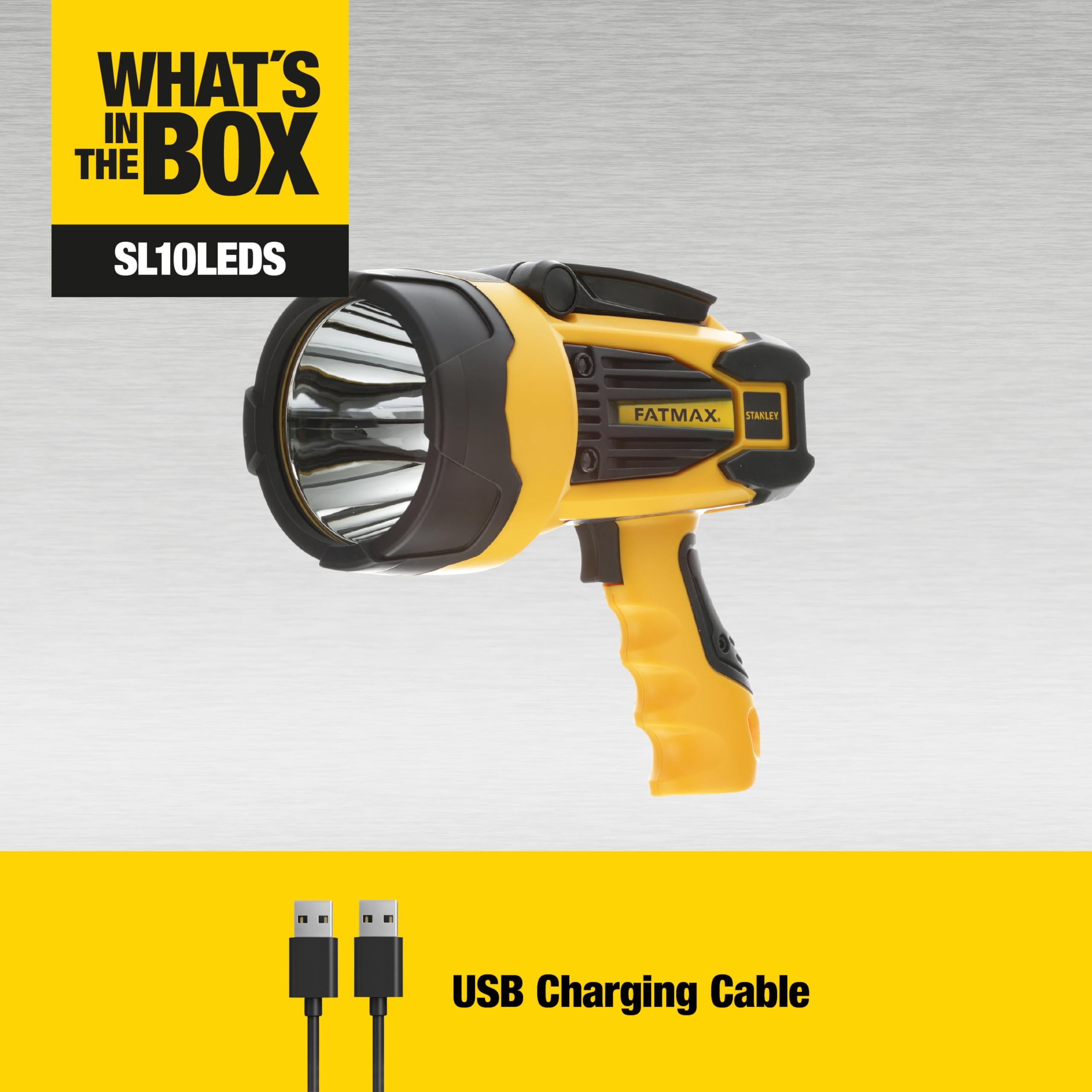 Foto 6 | Linterna Spotlight Stanley Fatmax Sl10leds 2200 Lúmenes - Venta Internacional.