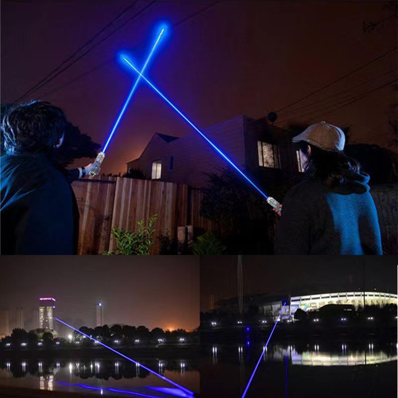 Foto 6 | Linterna Portátil De Alta Potencia Con Luz Azul Para Exteriores - Venta Internacional.