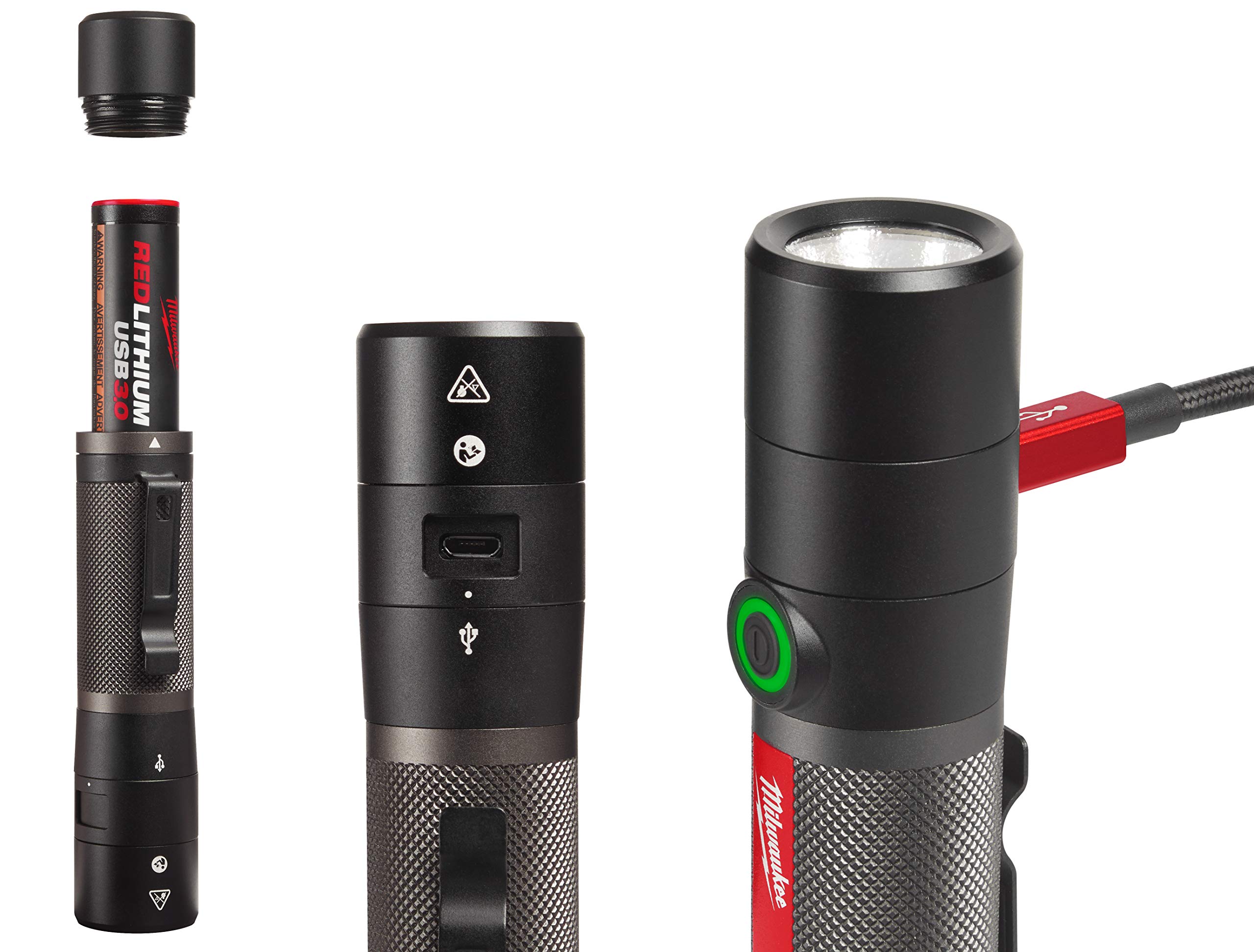 Foto 3 pulgar | Linterna Milwaukee Led Recargable de 800 Lúmenes - Venta Internacional