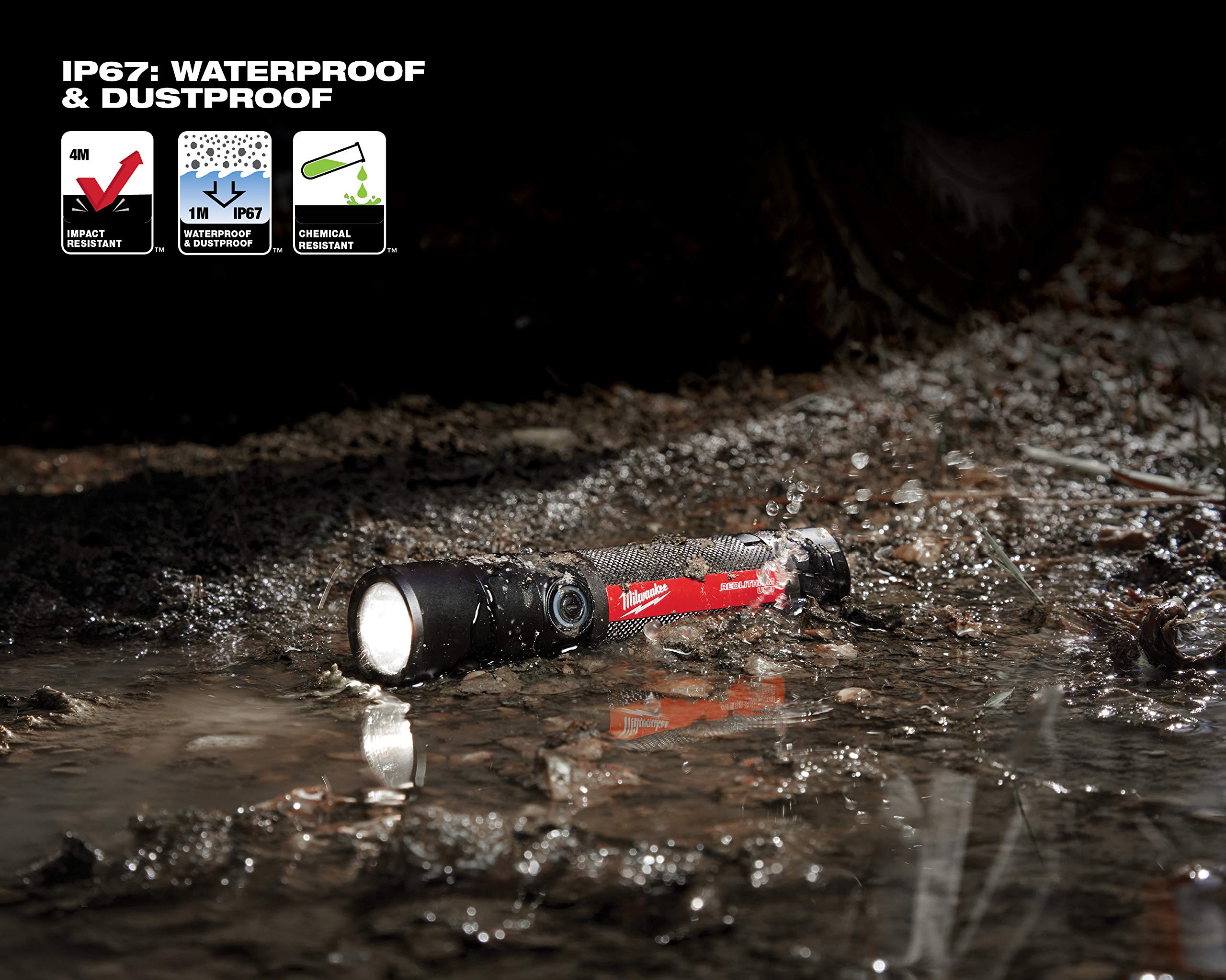Foto 6 pulgar | Linterna Milwaukee Led Recargable de 800 Lúmenes - Venta Internacional