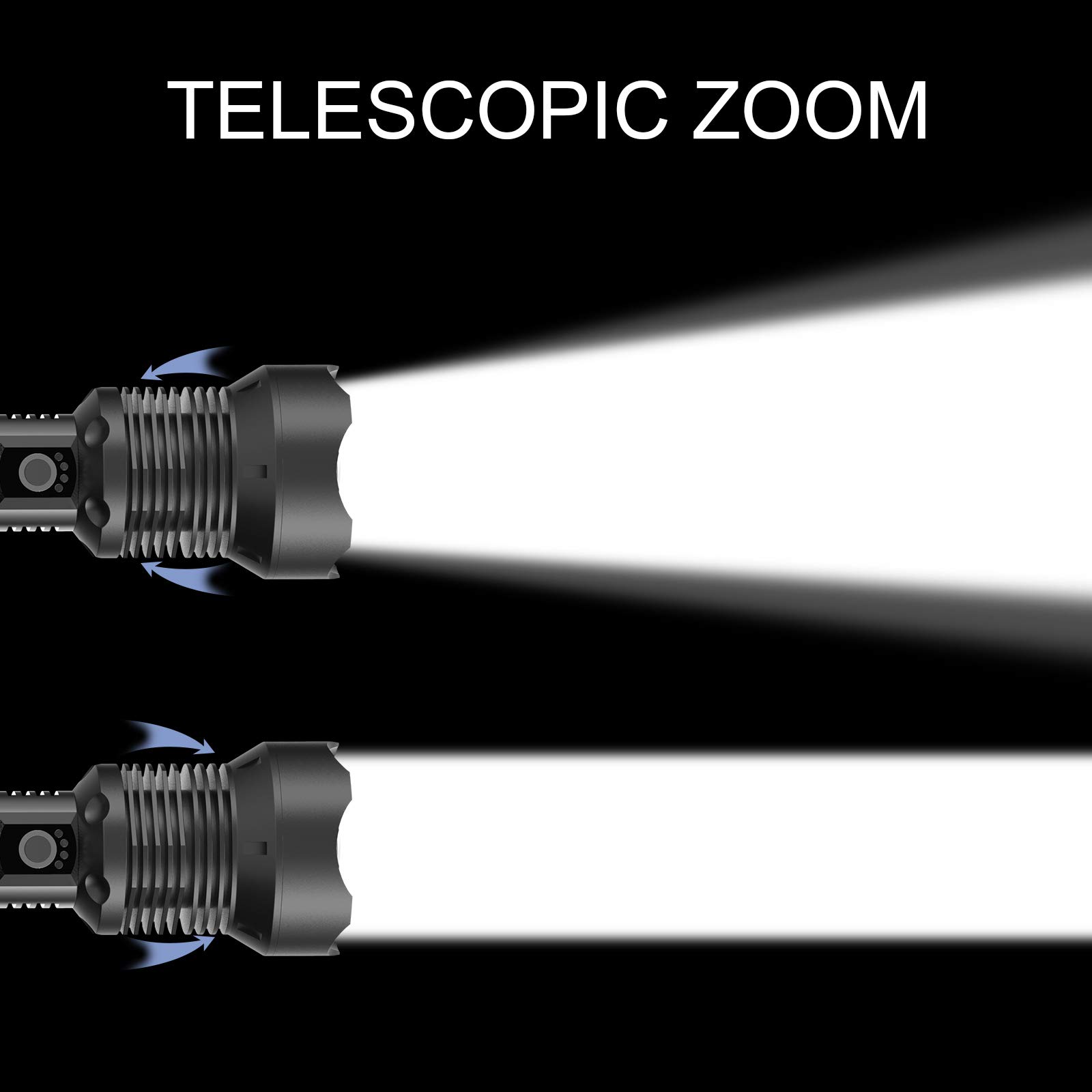 Foto 4 pulgar | Linterna Npet Xhp70 Led 2000 Lúmenes Recargable Usb - Venta Internacional.