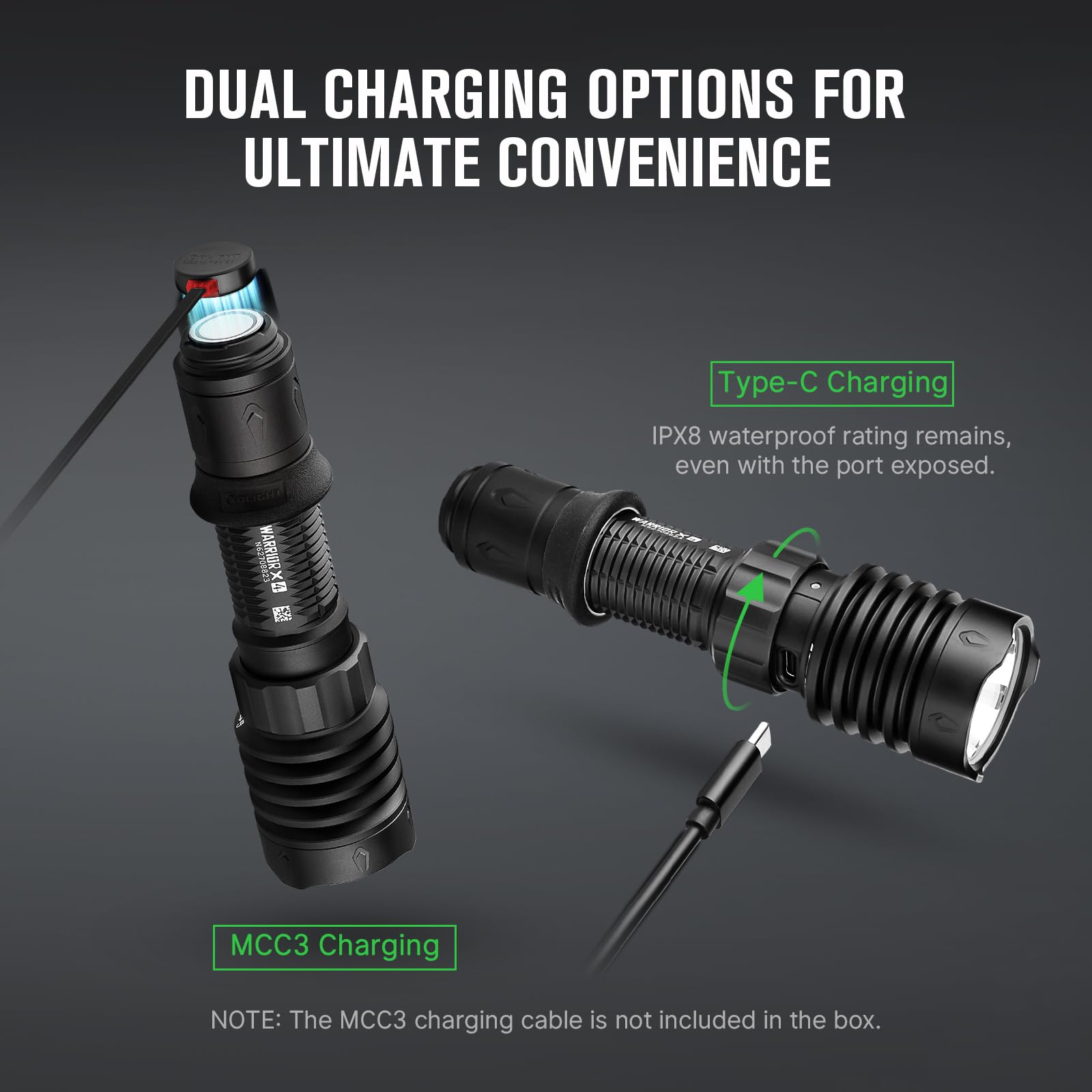 Foto 4 pulgar | Linterna Táctica Olight Warrior X 4, 2,600 Lm, 630 M De Alcance - Venta Internacional.
