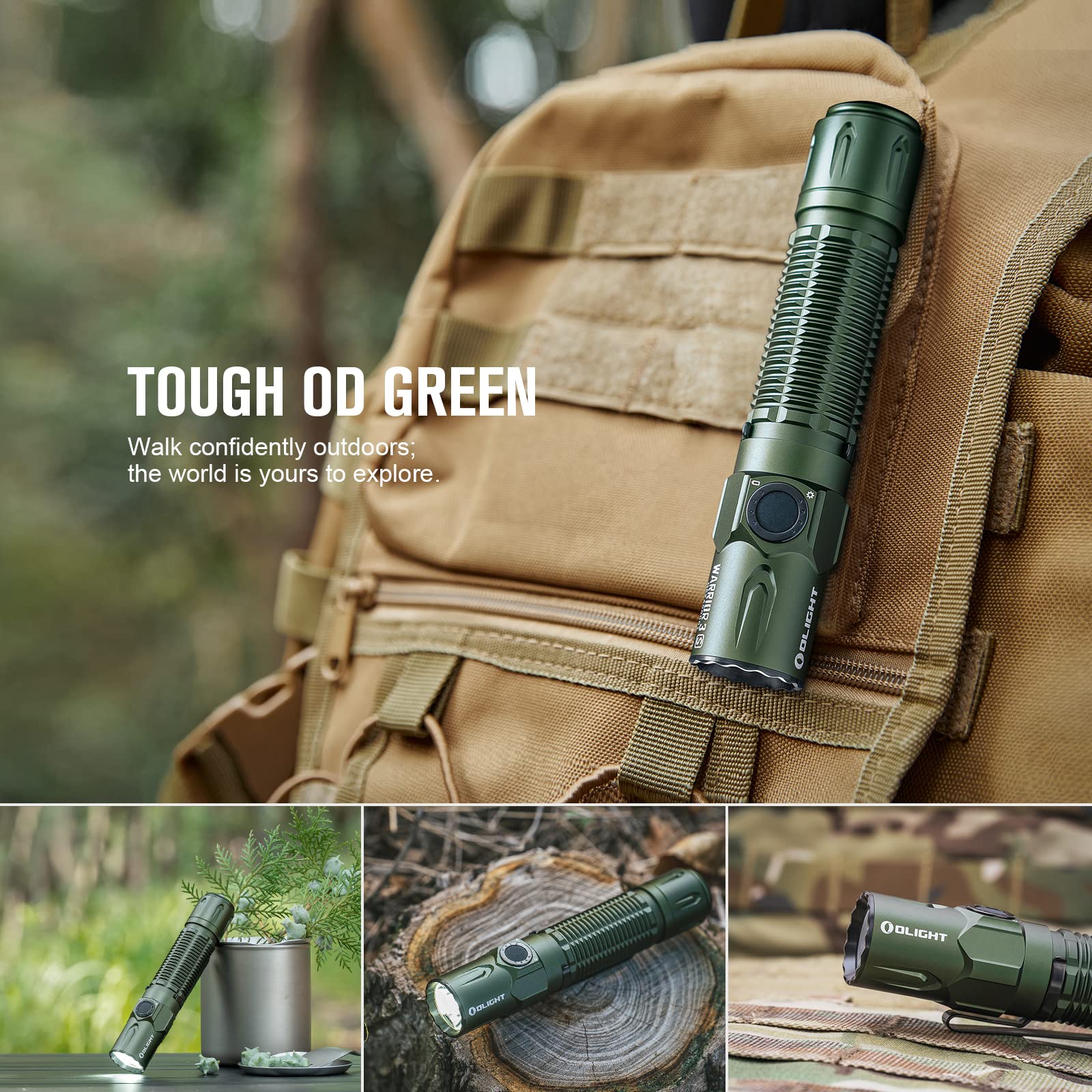Foto 2 | Linterna Táctica Olight Warrior 3s 2300 Lúmenes Recargable - Venta Internacional.