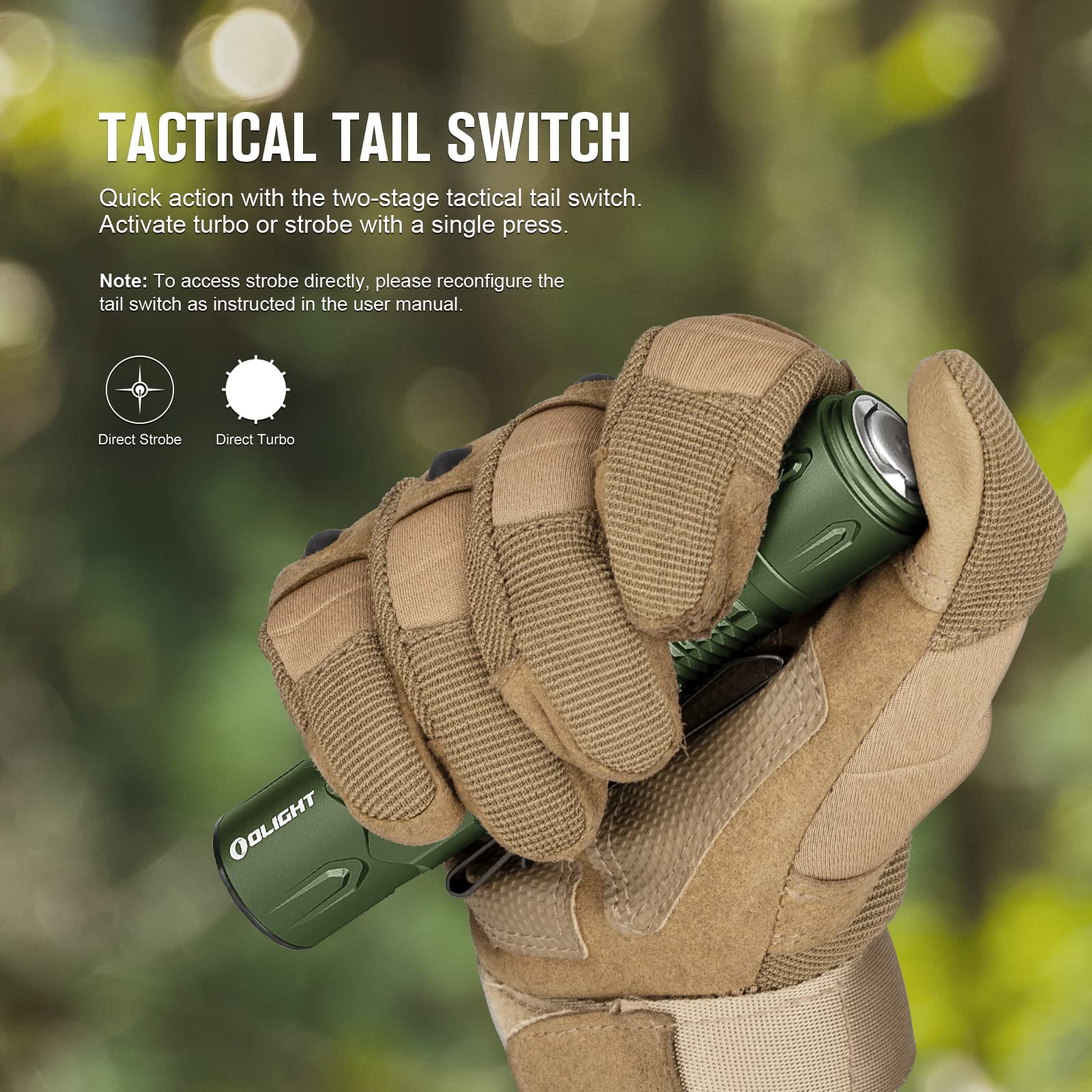 Foto 5 pulgar | Linterna Táctica Olight Warrior 3s 2300 Lúmenes Recargable - Venta Internacional.