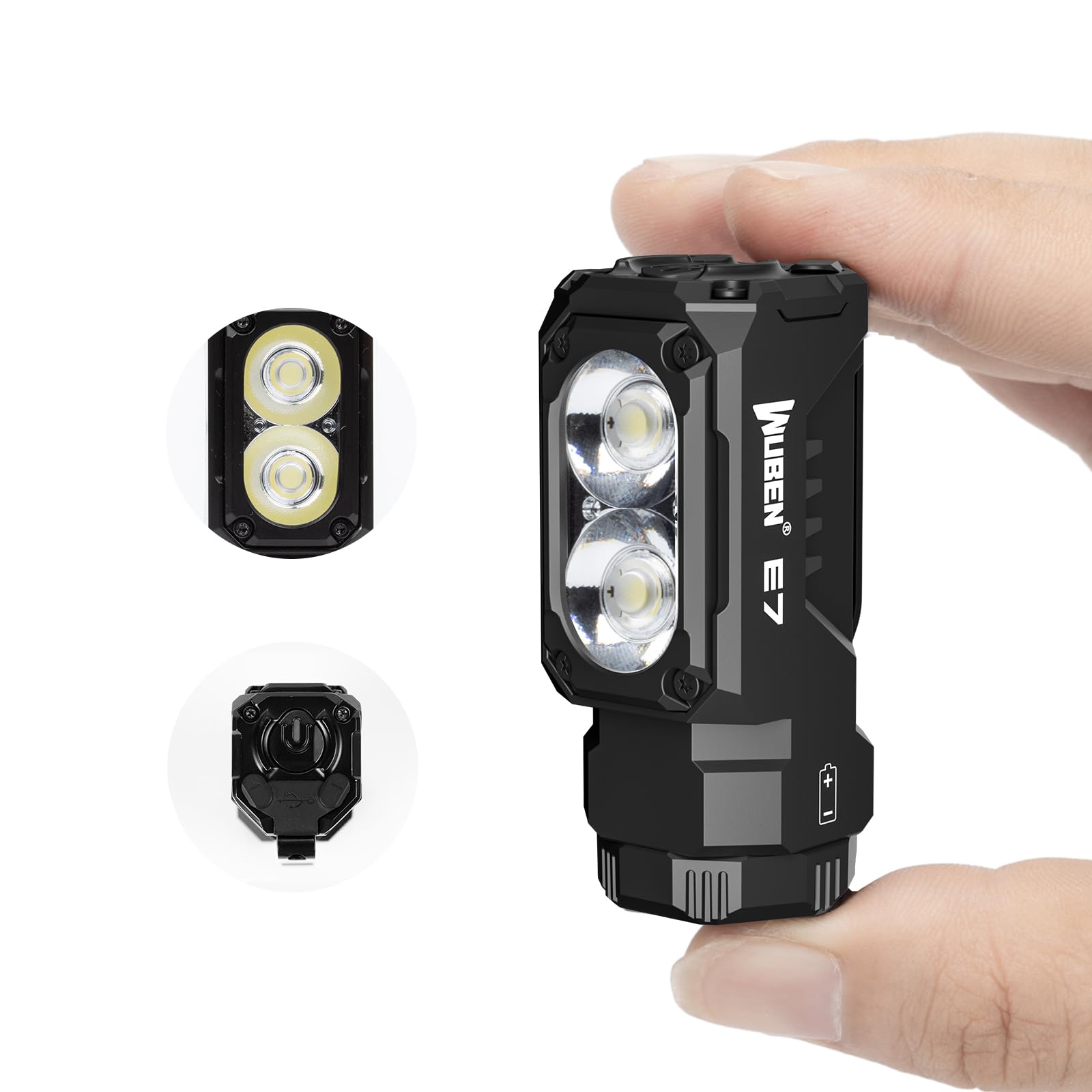 Foto 2 pulgar | Linterna Wuben E7 1800 Lúmenes Recargable Con Imán Ip68 - Venta Internacional.