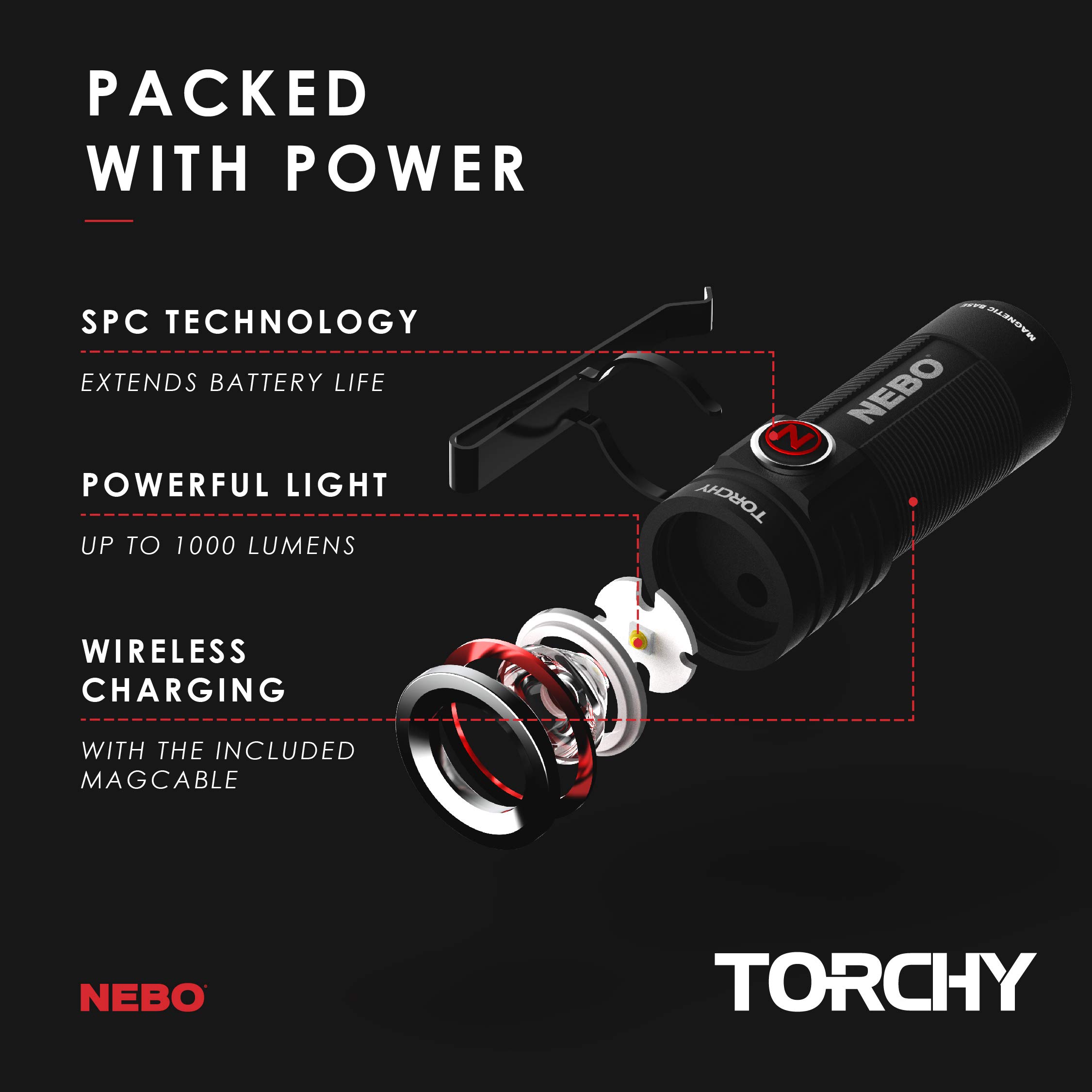 Foto 5 pulgar | Linterna De Bolsillo Nebo Torchy De 1000 Lúmenes Led Recargable - Venta Internacional.