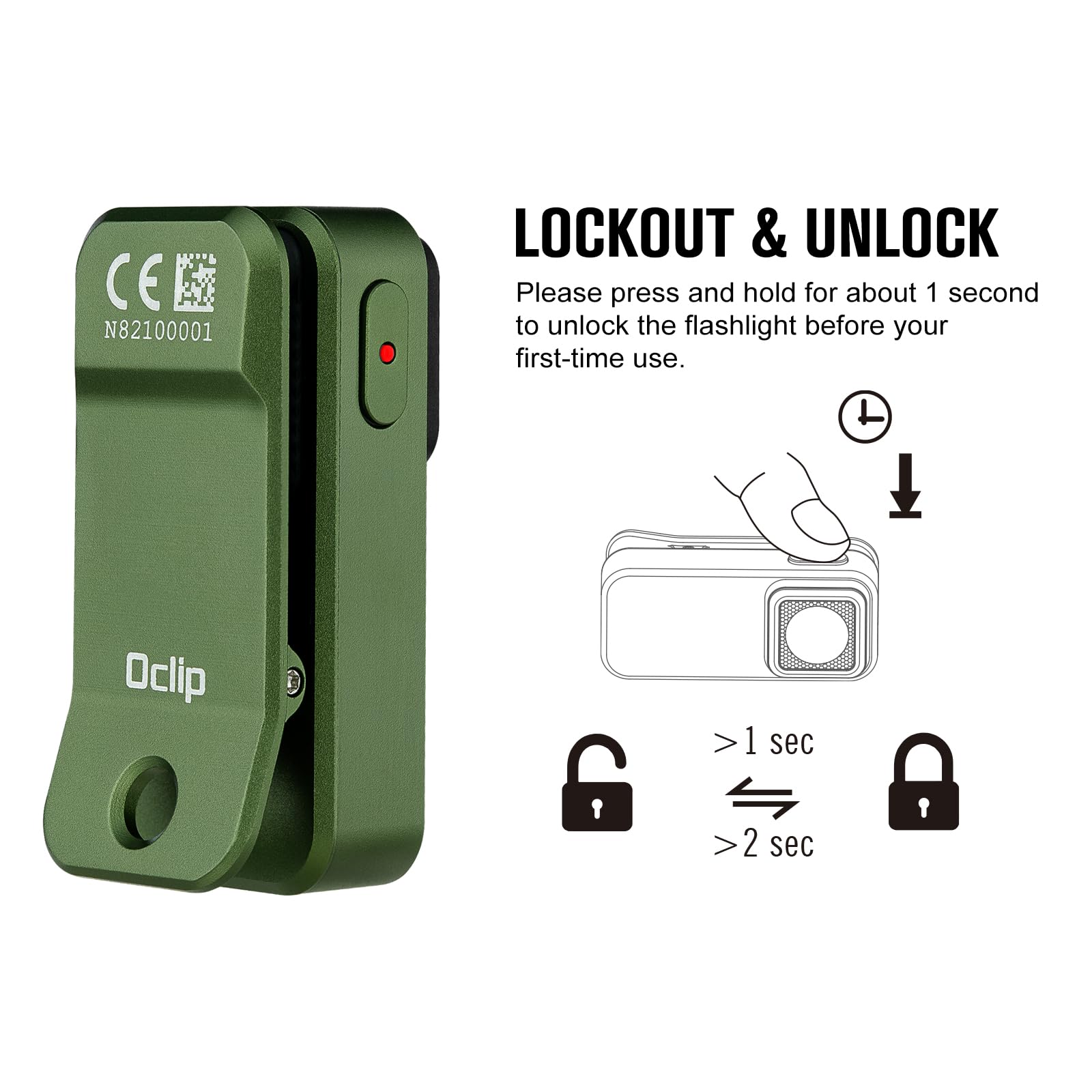 Foto 8 pulgar | Linterna Olight Oclip Recargable De 300 Lúmenes Con Usb-c - Venta Internacional.