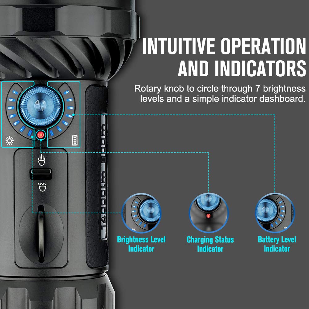 Foto 4 | Linterna Olight Marauder 2 Recargable De 14.000 Lúmenes - Venta Internacional.