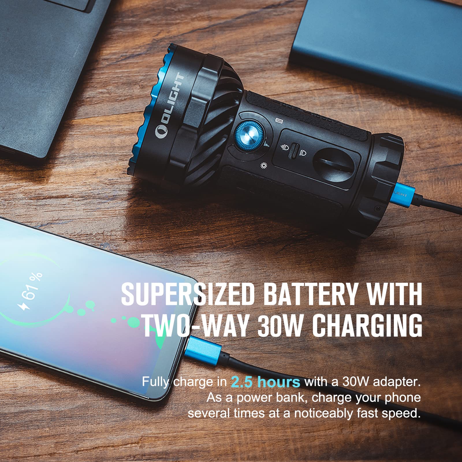 Foto 6 | Linterna Olight Marauder 2 Recargable De 14.000 Lúmenes - Venta Internacional.