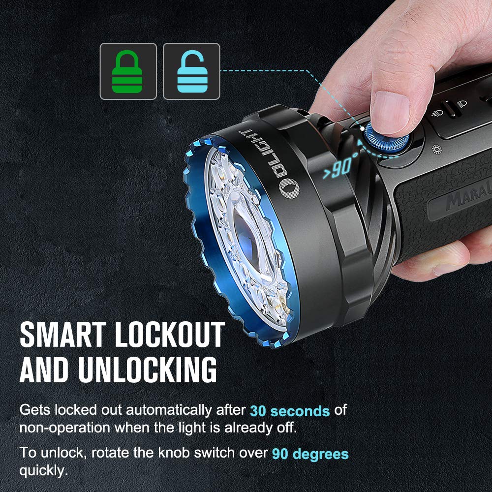Foto 8 pulgar | Linterna Olight Marauder 2 Recargable De 14.000 Lúmenes - Venta Internacional.