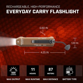 Foto 7 | Linterna Streamlight Wedge Xt Coyote De 500 Lúmenes - Venta Internacional.