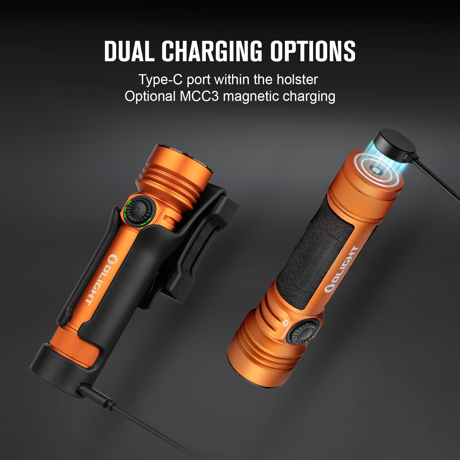 Foto 5 pulgar | Linterna Olight Seeker 4 Pro Recargable 4600lm Ipx8 Naranja - Venta Internacional.