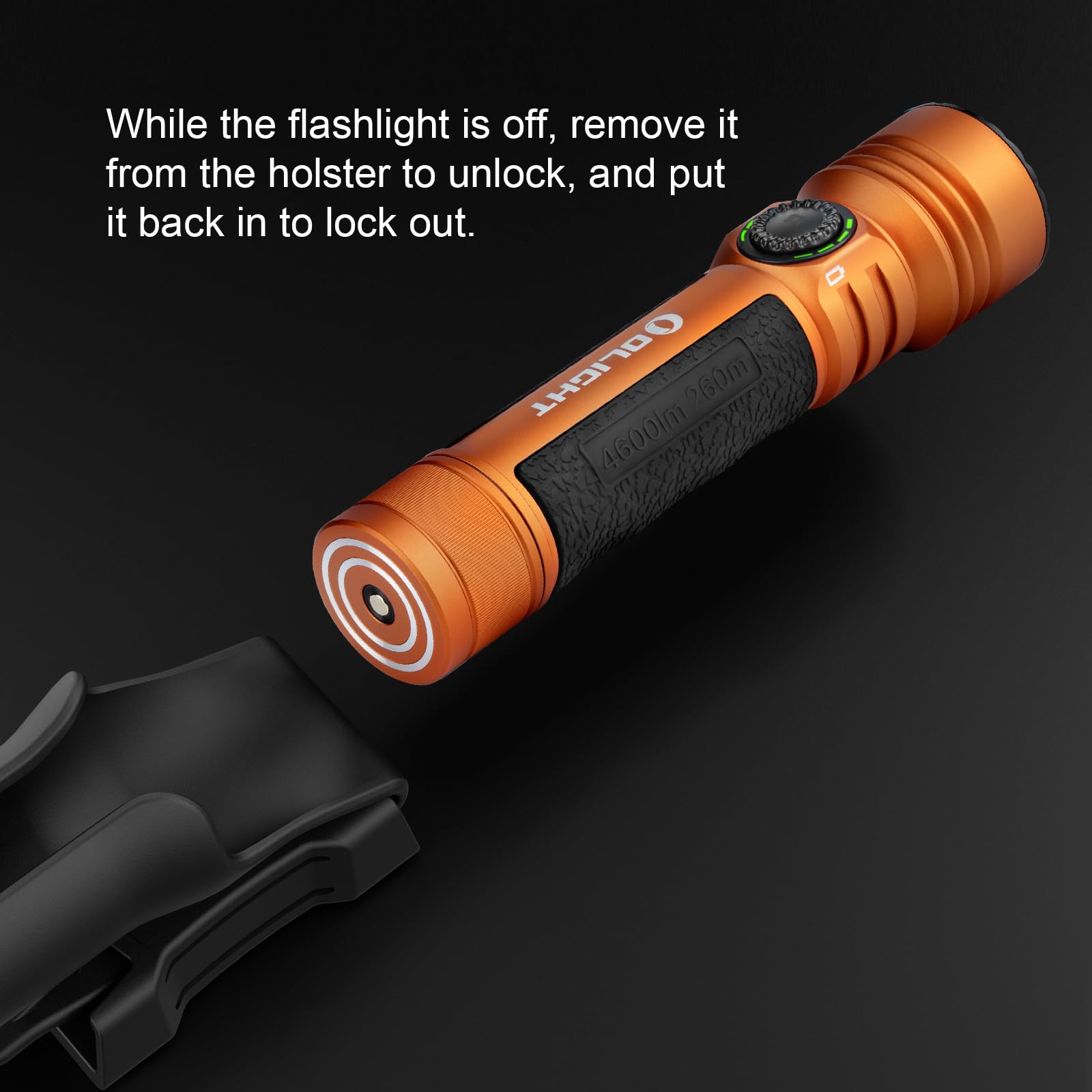 Foto 8 pulgar | Linterna Olight Seeker 4 Pro Recargable 4600lm Ipx8 Naranja - Venta Internacional.