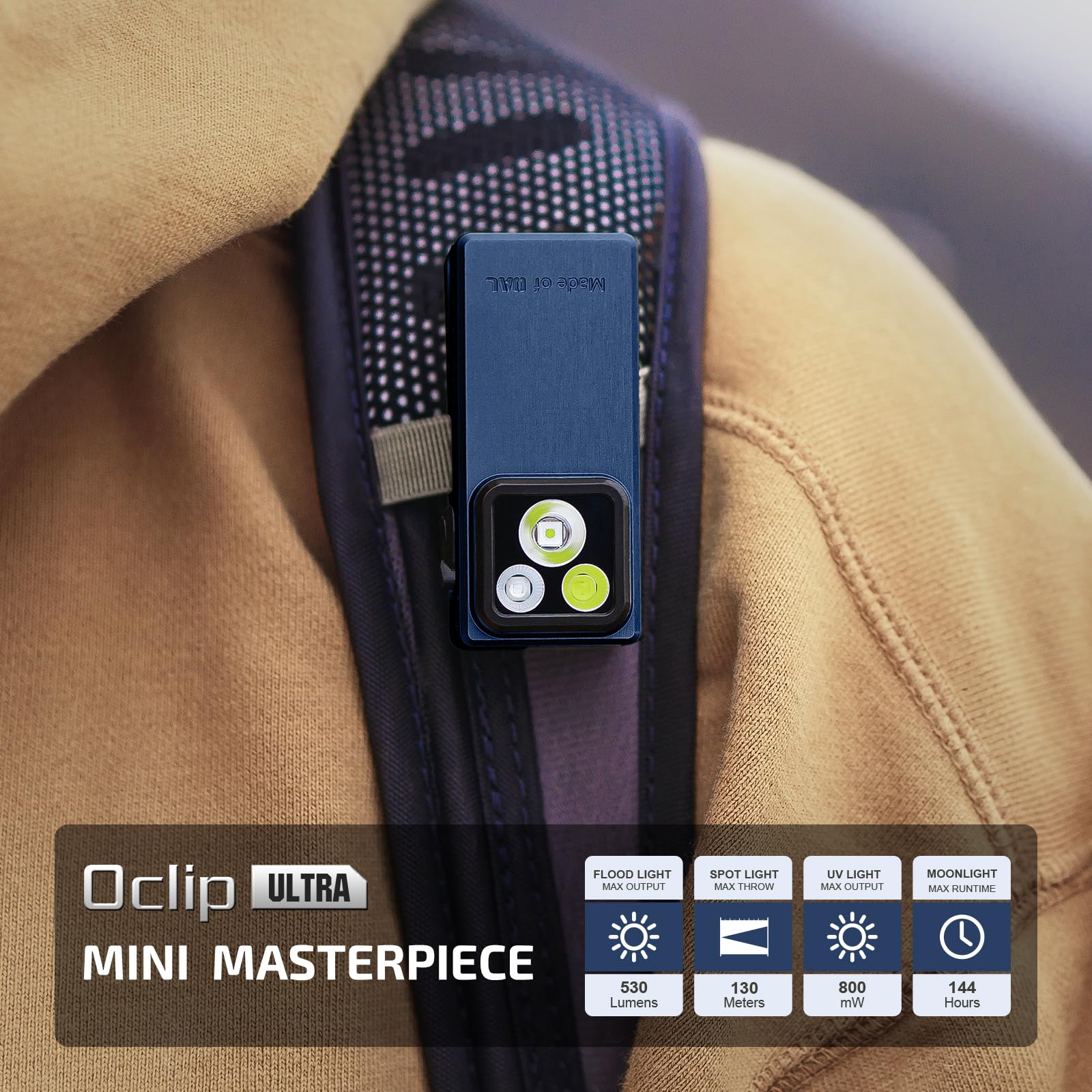 Foto 4 pulgar | Linterna Olight Oclip Ultra Edc 530 Lúmenes Recargable - Venta Internacional.