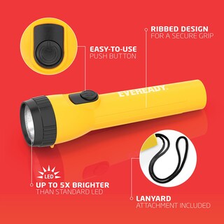 Foto 2 | Linterna Led Eveready, Paquete De 8 Unidades Con Baterías Para Emergencias - Venta Internacional.