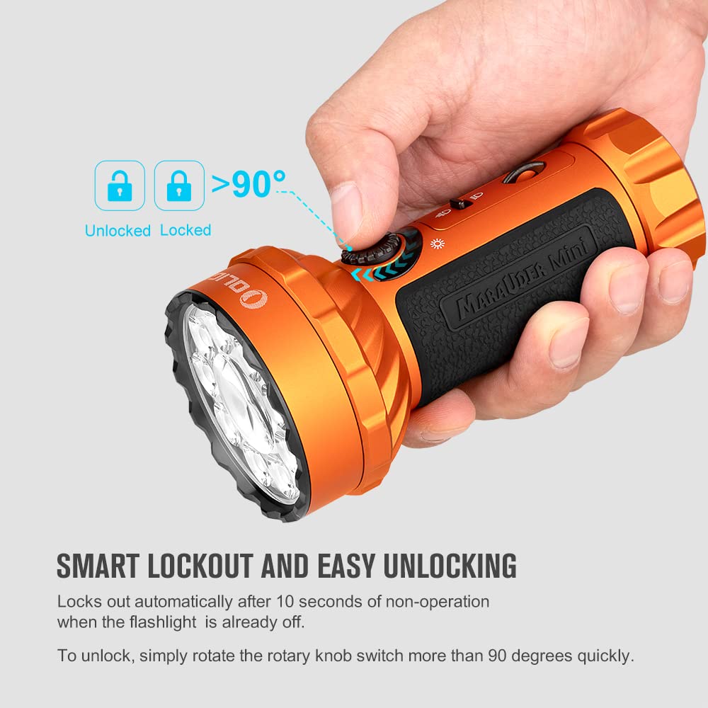 Foto 8 pulgar | Linterna Olight Marauder Mini De 7000 Lúmenes Con Alcance De 600 M - Venta Internacional.