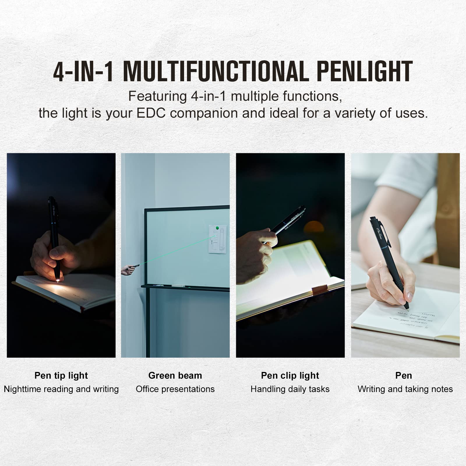 Foto 2 | Linterna Olight O'pen Glow Edc, 120 Lúmenes, Color Negro - Venta Internacional.