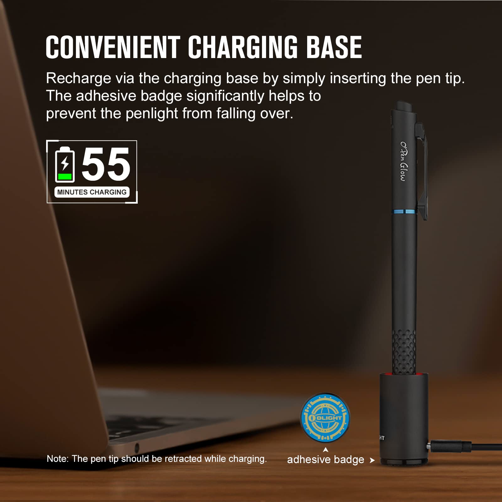 Foto 3 | Linterna Olight O'pen Glow Edc, 120 Lúmenes, Color Negro - Venta Internacional.