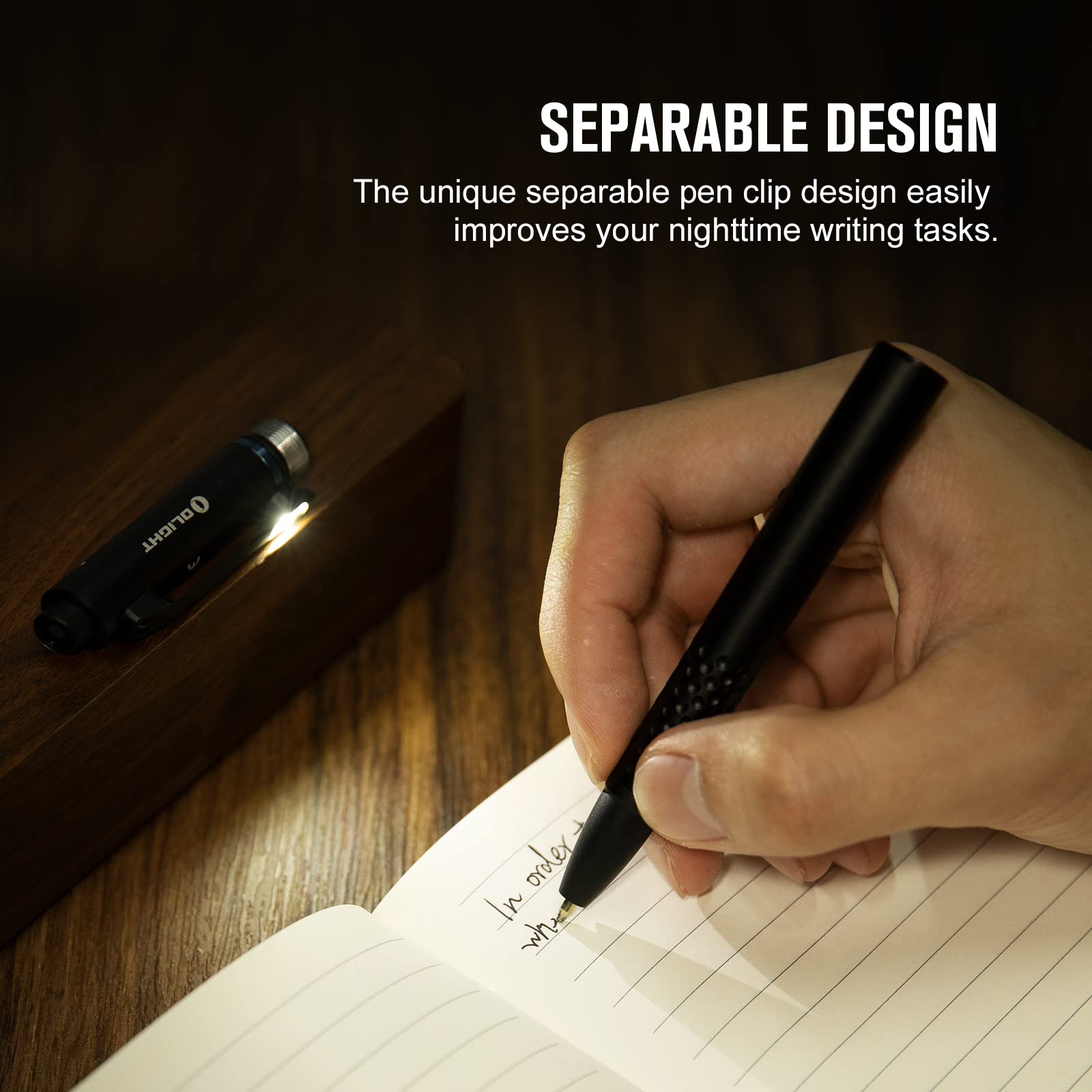 Foto 5 pulgar | Linterna Olight O'pen Glow Edc, 120 Lúmenes, Color Negro - Venta Internacional.