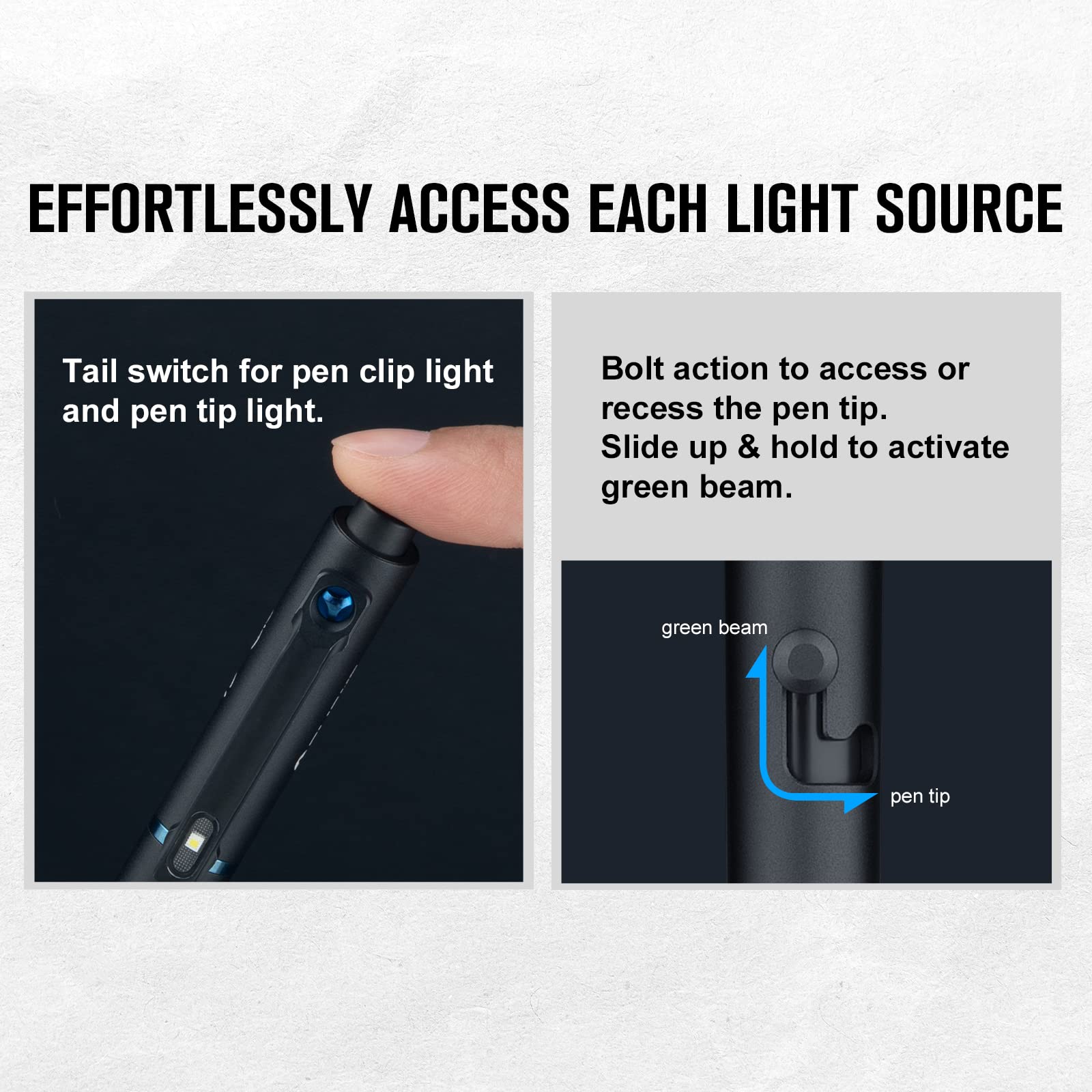 Foto 6 pulgar | Linterna Olight O'pen Glow Edc, 120 Lúmenes, Color Negro - Venta Internacional.
