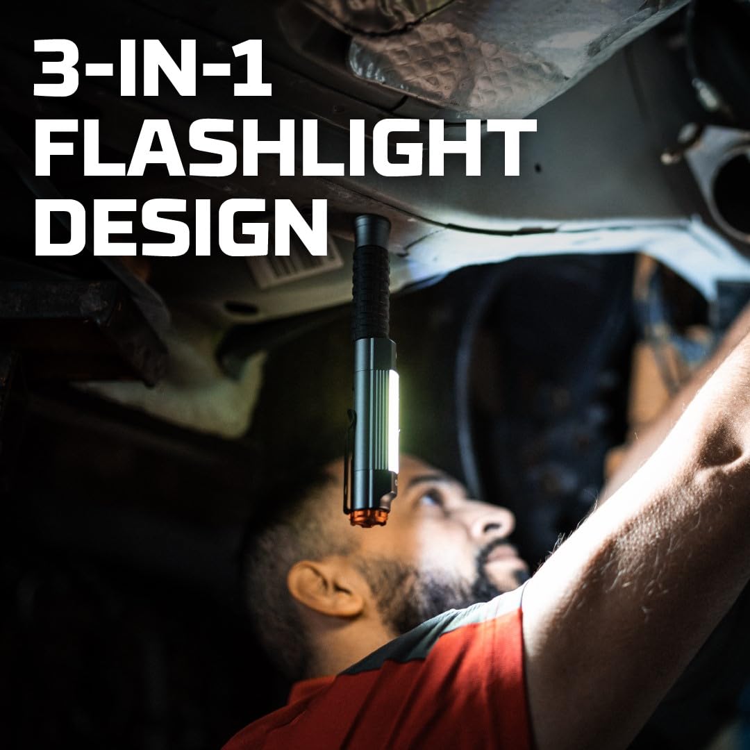 Foto 3 pulgar | Linterna Work Light Nebo Big Larry De 600 Lúmenes Con Cob, Color Rojo - Venta Internacional.