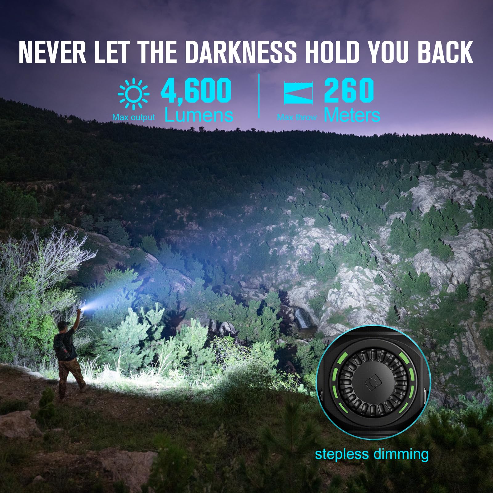 Foto 3 pulgar | Linterna Olight Seeker 4 Pro Recargable, 4600 Lm, Resistente Al Agua - Venta Internacional.