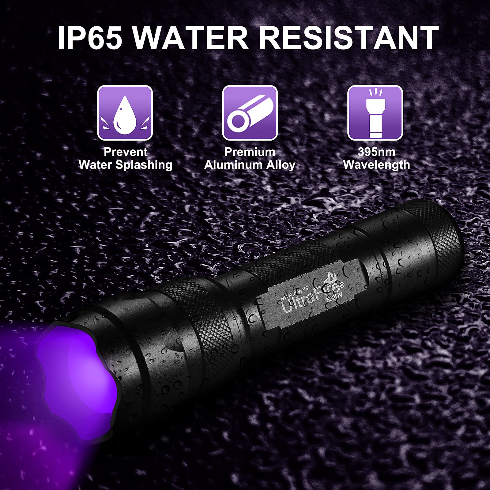 Foto 5 pulgar | Linterna Uv Ultrafire 395-405nm Led Blacklight - Venta Internacional.