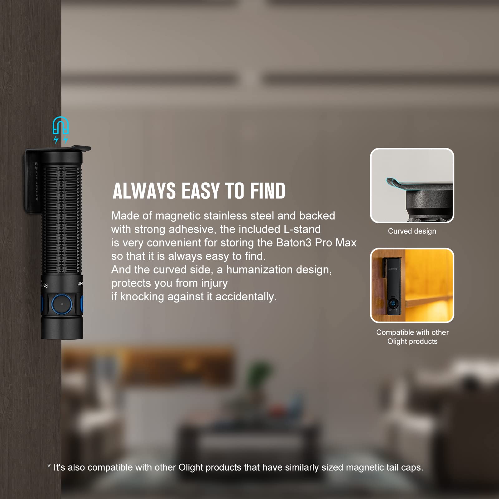 Foto 7 | Linterna Olight Baton3 Pro Max 2500 Lúmenes Recargable - Venta Internacional.