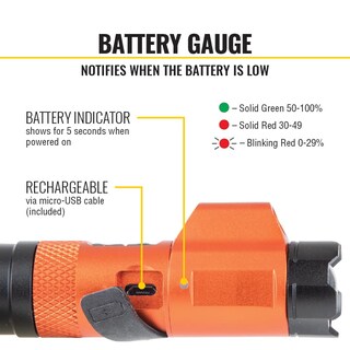 Foto 4 | Linterna Klein Tools 56040 Led Magnética, 350 Lm, Recargable Por Usb - Venta Internacional.