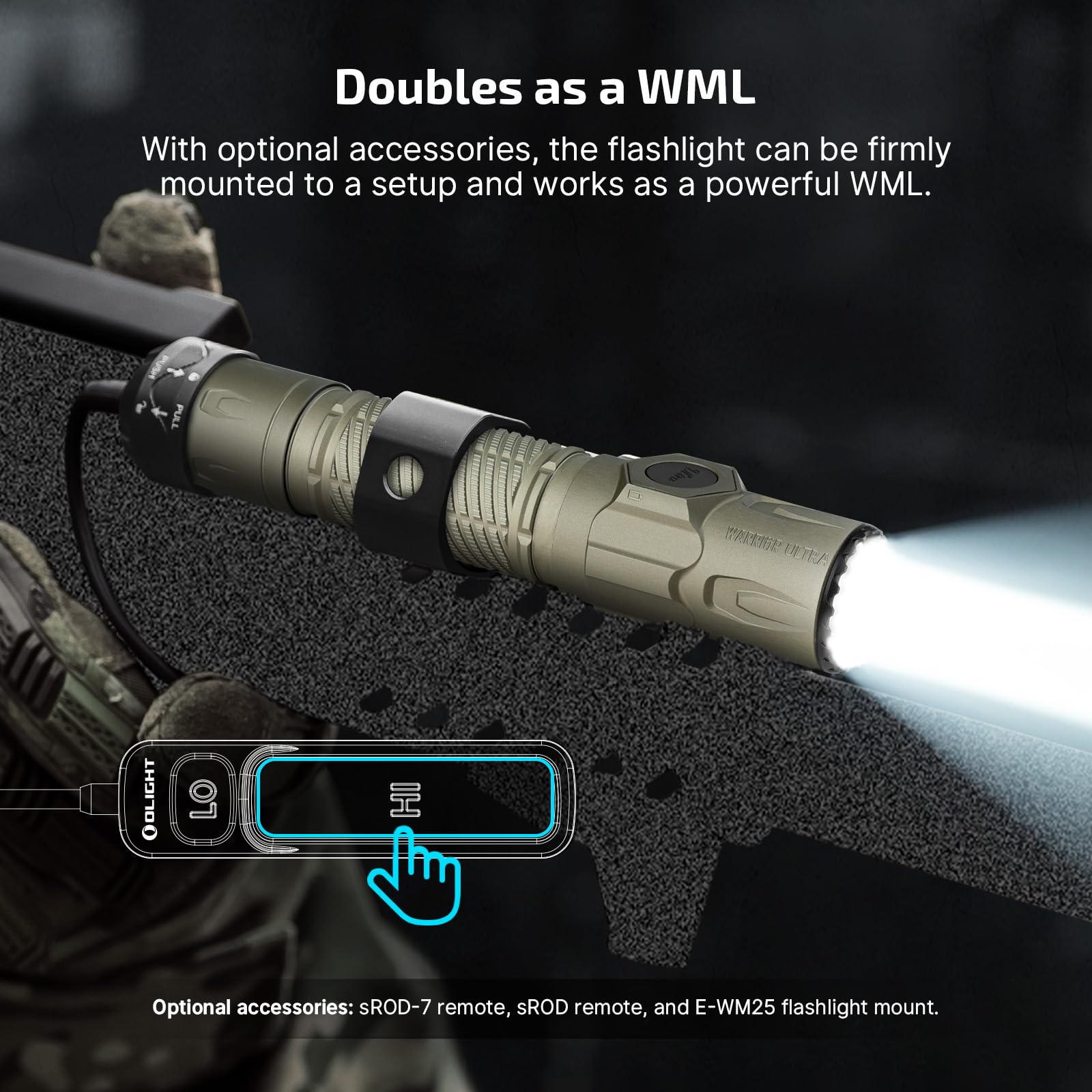 Foto 8 pulgar | Linterna Olight Warrior Ultra De 2500 Lúmenes Recargable - Venta Internacional.