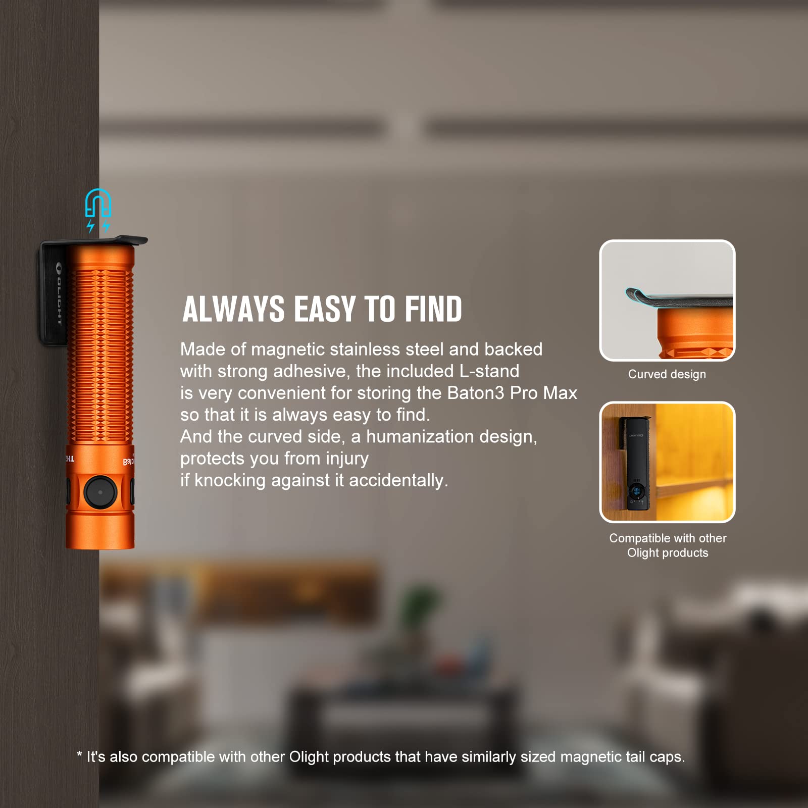 Foto 7 | Linterna Olight Baton3 Pro Max 2500 Lúmenes Recargable - Venta Internacional.