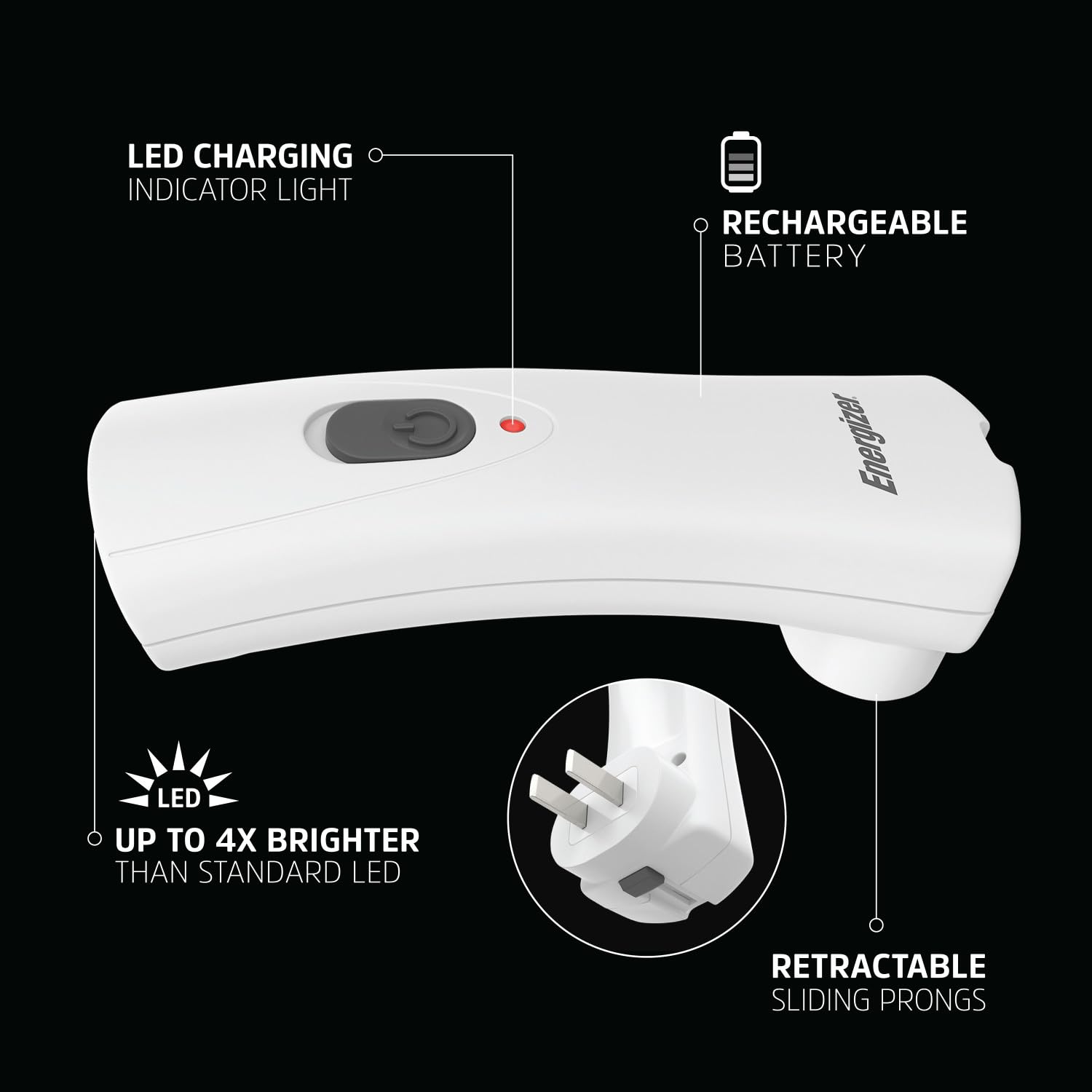 Foto 4 pulgar | Linterna Energizer Weatheready Led Recargable X3 - Venta Internacional.
