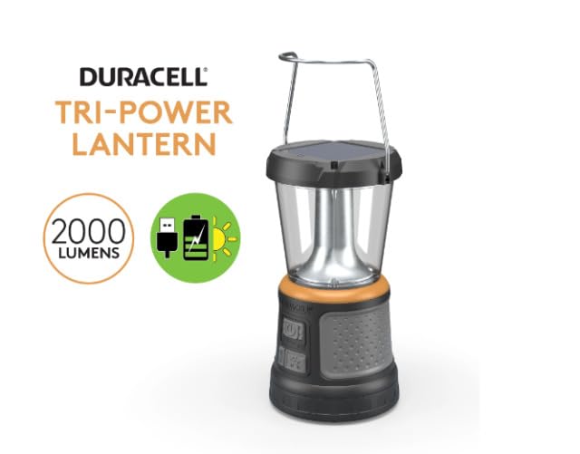 Foto 3 pulgar | Linterna Duracell Led De 2000 Lúmenes, 360°, 180°, Para Acampar Y Pescar - Venta Internacional.