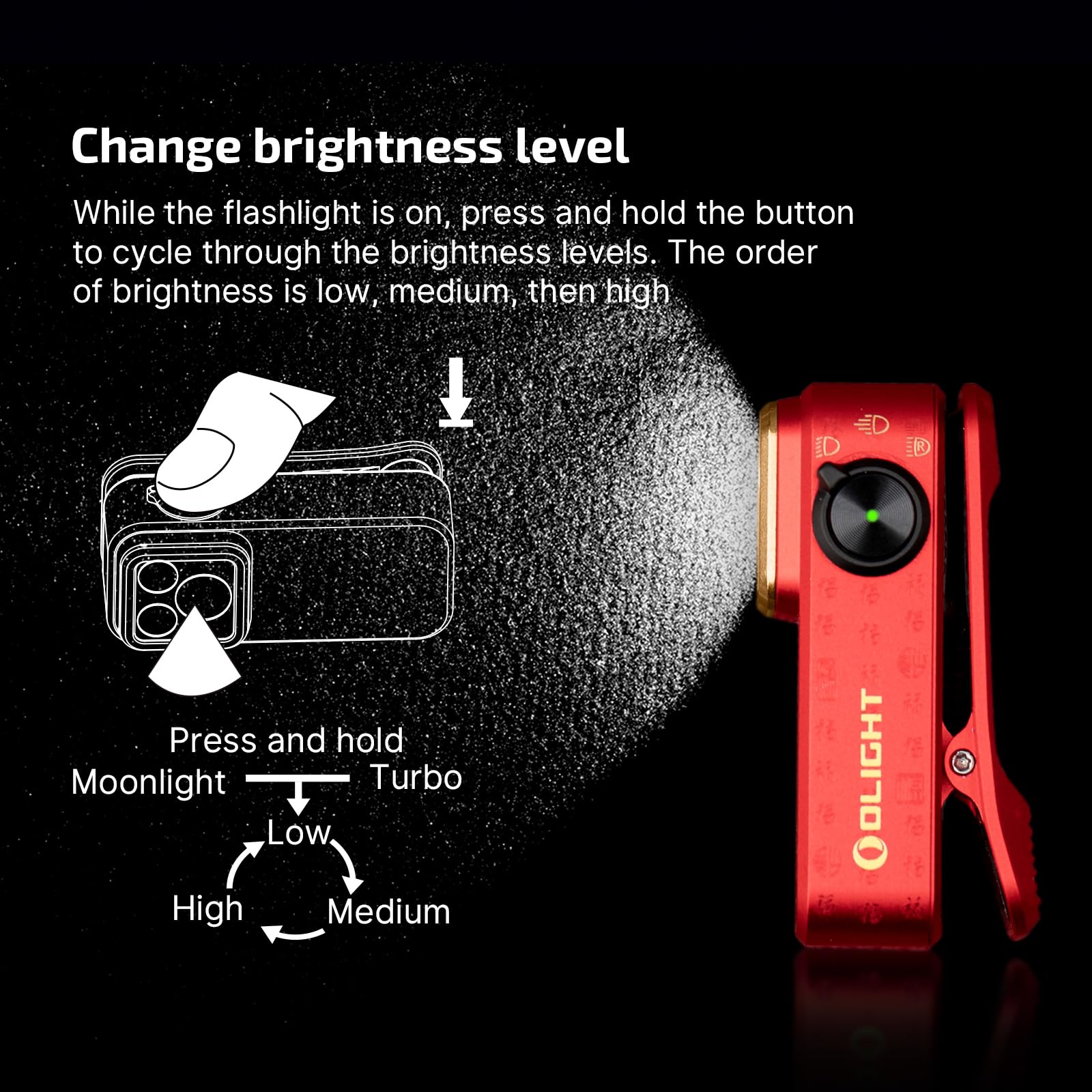 Foto 4 pulgar | Linterna Olight Oclip Pro Edc 500 Lúmenes Recargable - Venta Internacional.