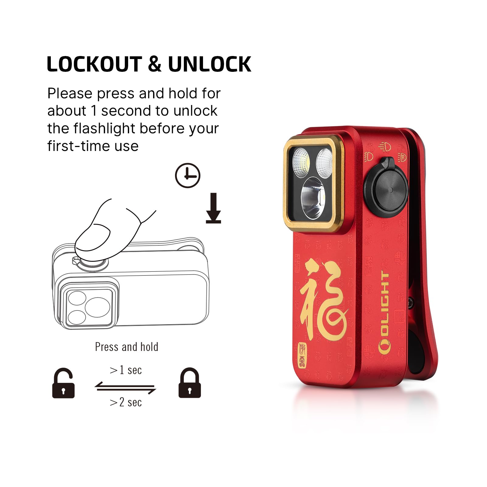Foto 5 pulgar | Linterna Olight Oclip Pro Edc 500 Lúmenes Recargable - Venta Internacional.