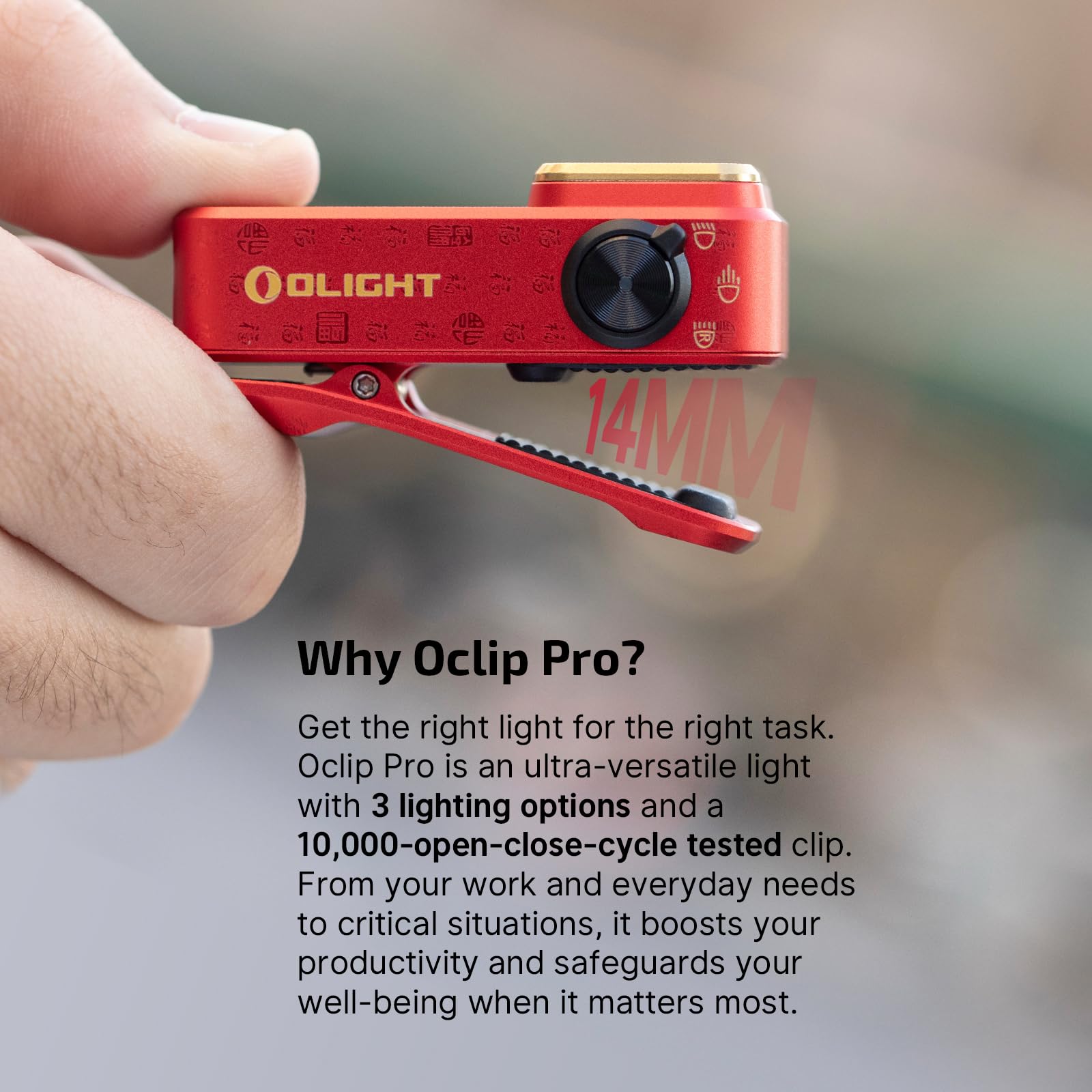 Foto 7 pulgar | Linterna Olight Oclip Pro Edc 500 Lúmenes Recargable - Venta Internacional.