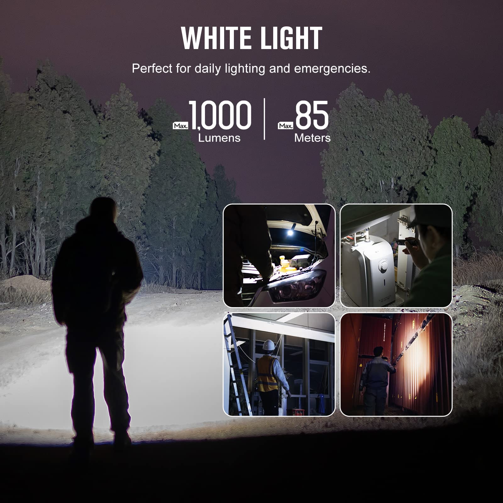 Foto 3 pulgar | Linterna Olight Arkfeld Uv Recargable Edc 1000 Lm Led Blanco - Venta Internacional.
