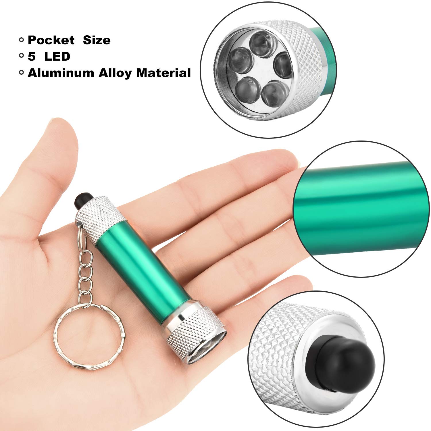 Foto 4 pulgar | Llavero Con Linterna Led Mini Honoson, 30 Piezas, Portátil - Venta Internacional.
