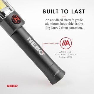 Foto 3 | Lámpara De Trabajo Nebo Big Larry 2 Power 500 Lm Con Clip Y Base Magnética - Venta Internacional.