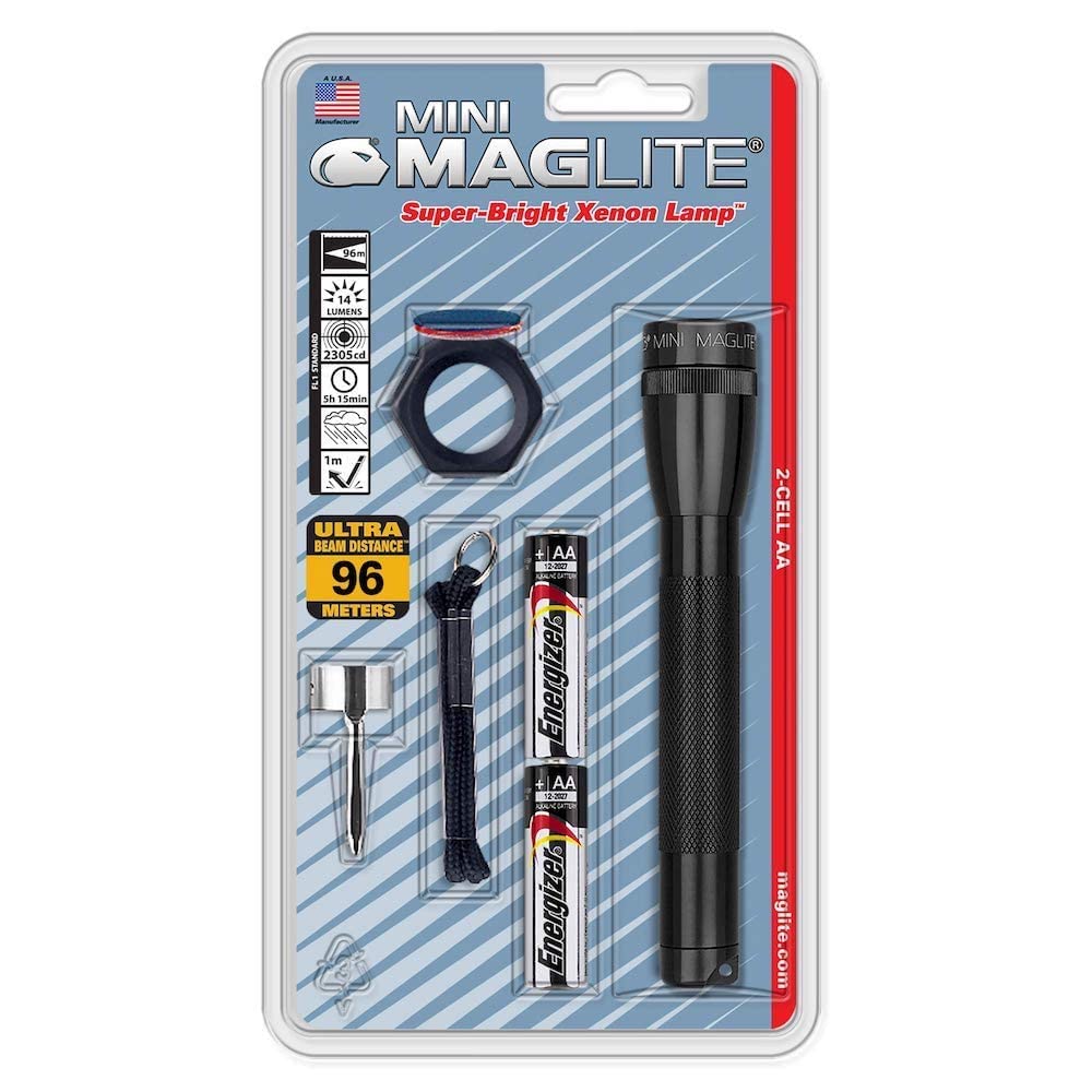 Foto 2 pulgar | Linterna Maglite M2a01c Mini Incandescente De 2 Celdas Aa Negra - Venta Internacional.