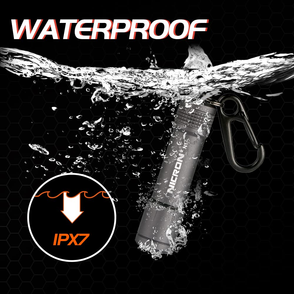 Foto 6 pulgar | Linterna Nicron N1 Mini Led Ipx7 A Prueba De Agua - Venta Internacional.