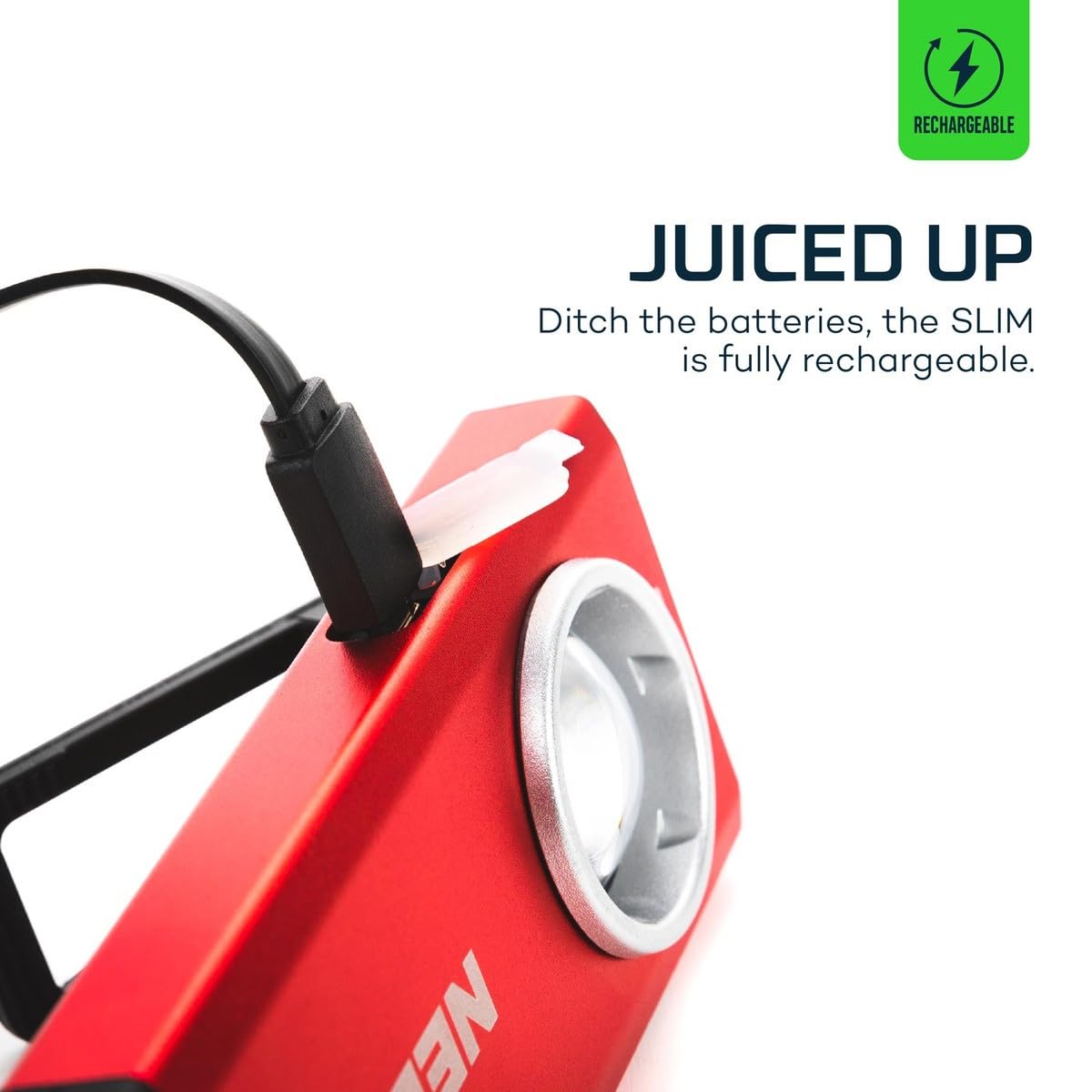 Foto 6 pulgar | Lámpara De Trabajo Nebo Slim, Recargable Por Usb, 500 Lúmenes, Color Rojo - Venta Internacional.