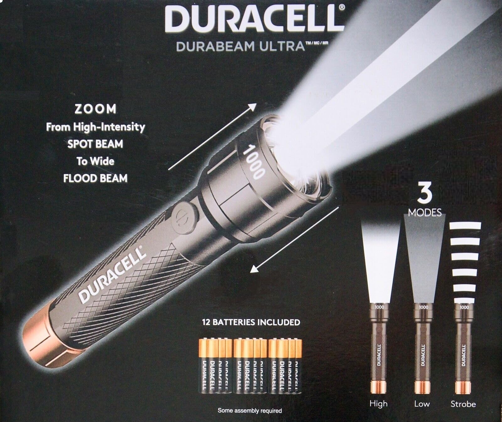 Foto 5 pulgar | Linterna Duracell Durabeam Ultra Led De 1000 Lúmenes, Paquete De 3 - Venta Internacional.
