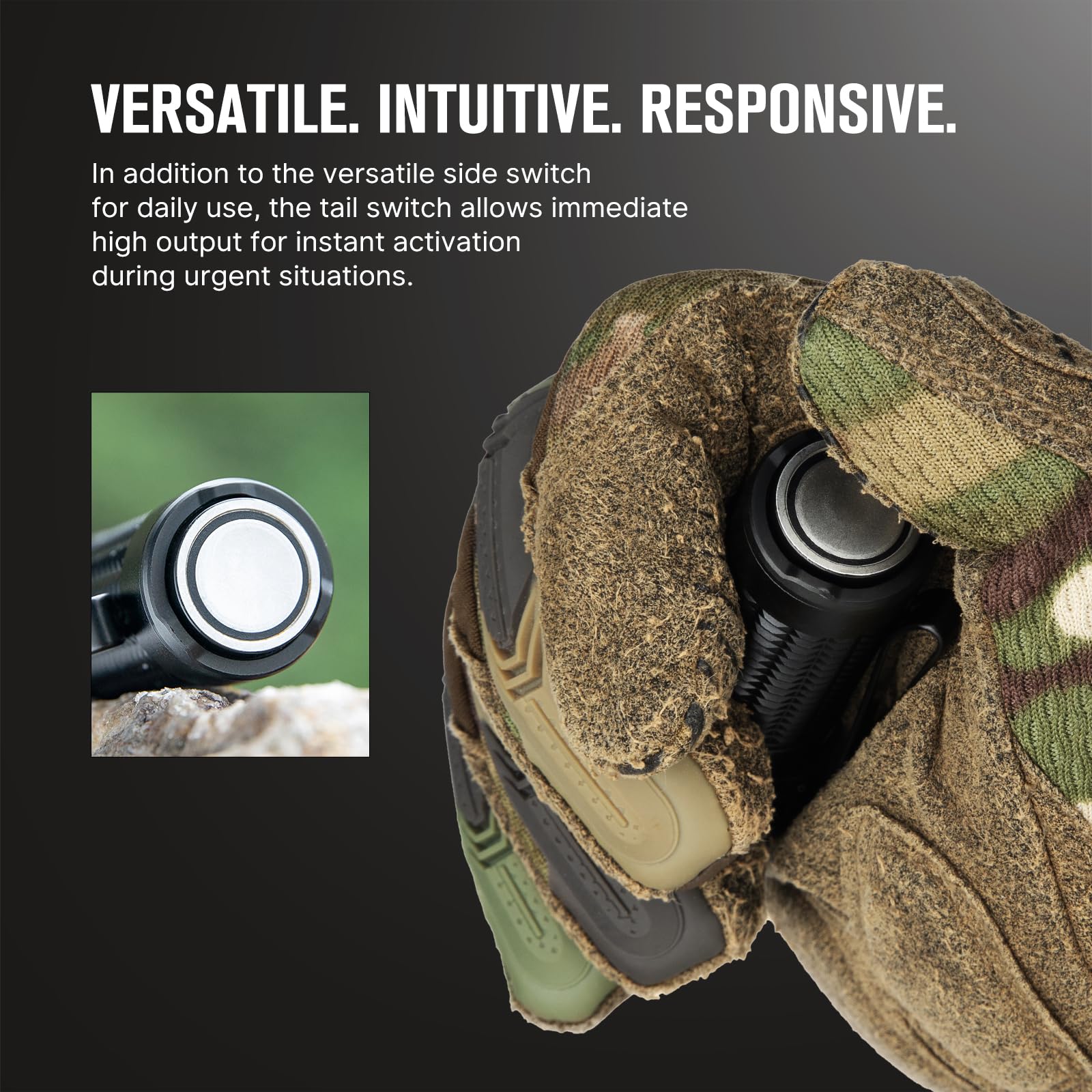 Foto 6 pulgar | Linterna Táctica Olight Warrior Nano 1200 Lúmenes Negra - Venta Internacional.