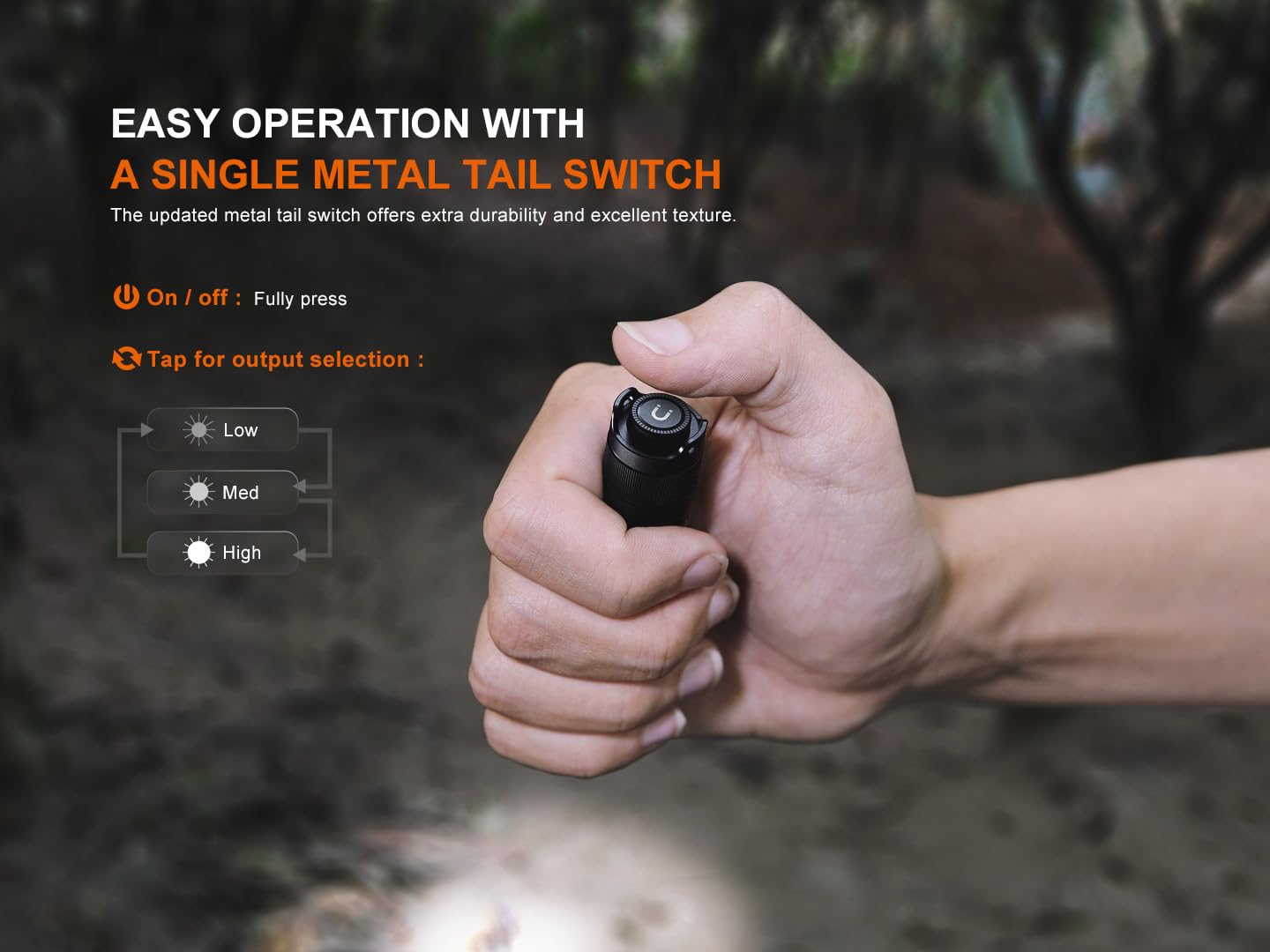 Foto 6 pulgar | Linterna Fenix E12 V3.0 Edc 200 Lúmenes Con Batería Lumentac - Venta Internacional.